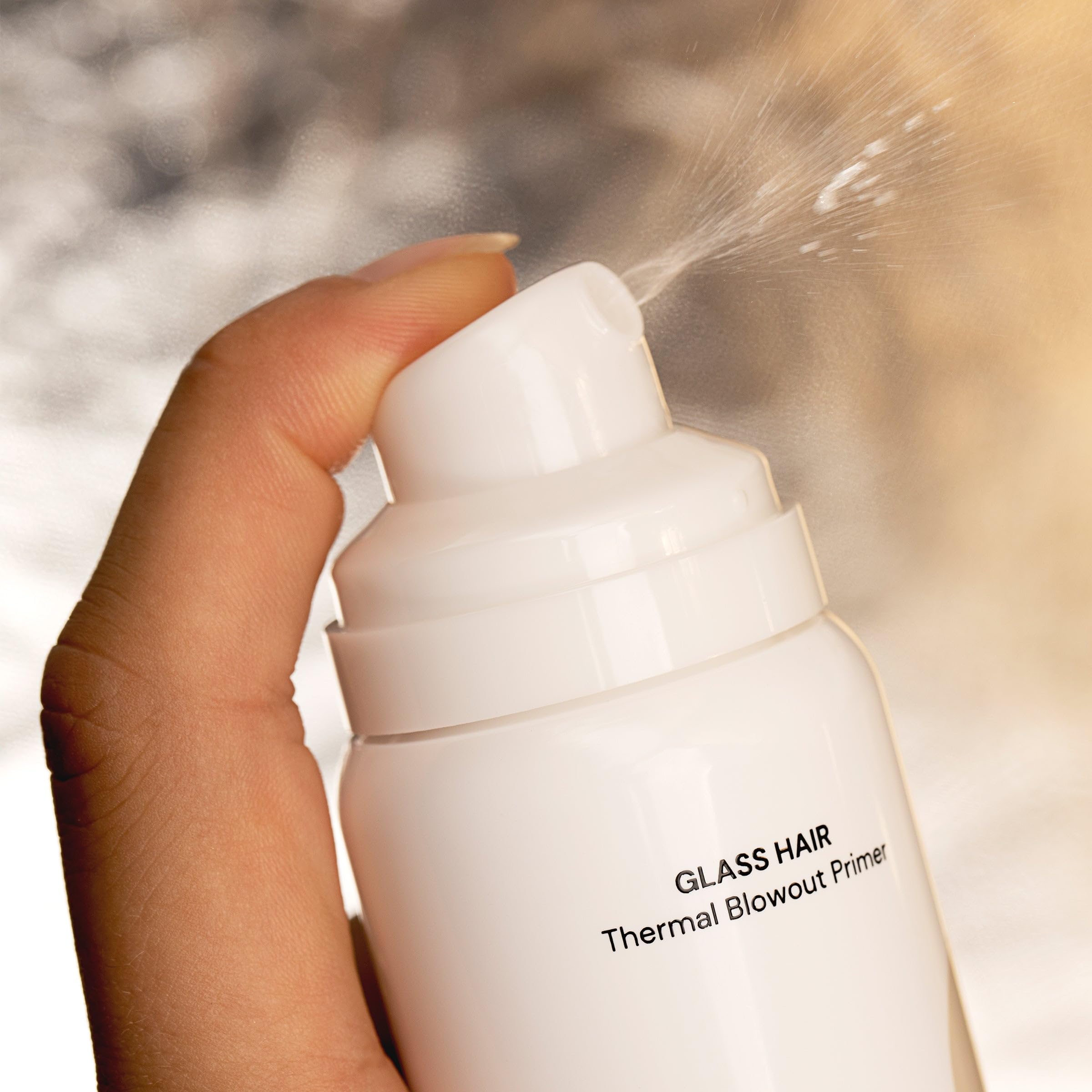 L'ANGE HAIR Glass Hair Thermal Blowout Primer | Creates a Lightweight, Humidity-resistant Barrier | Heat-activated Formula | Boo