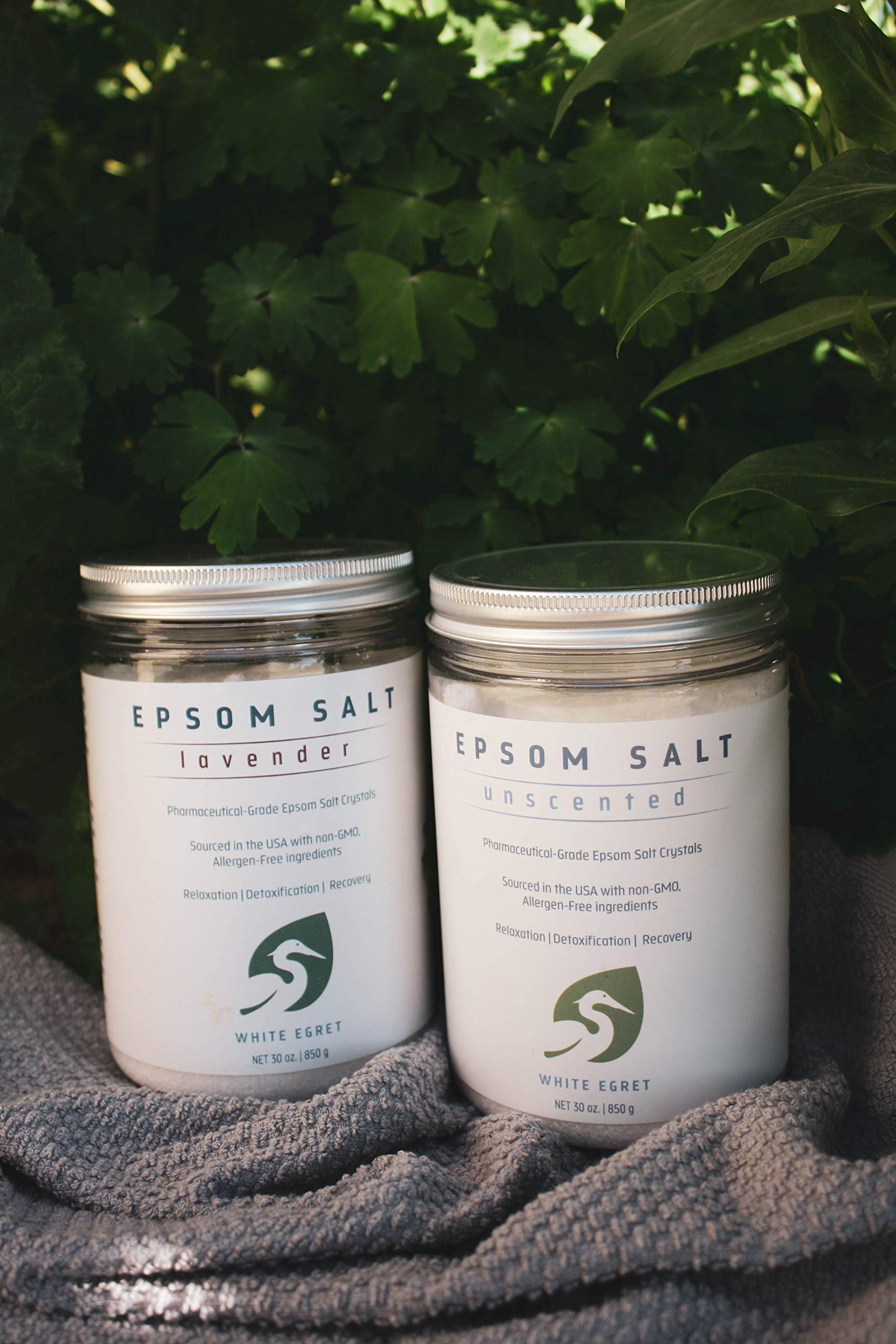 White Egret Pharmaceutical Grade Bath Epsom Salt, 30 Ounce