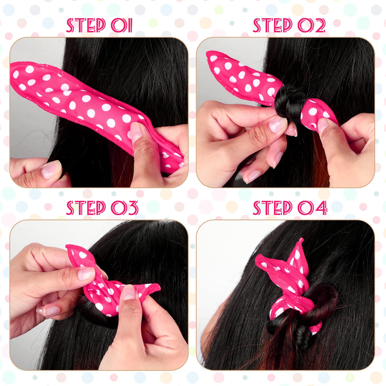Syhood 48 Pcs Sponge Hair Rollers Soft Sleep Foam Hair Curlers Heatless Pillow Sponge Hair Curlers To Sleep In Flexible Hair Sty