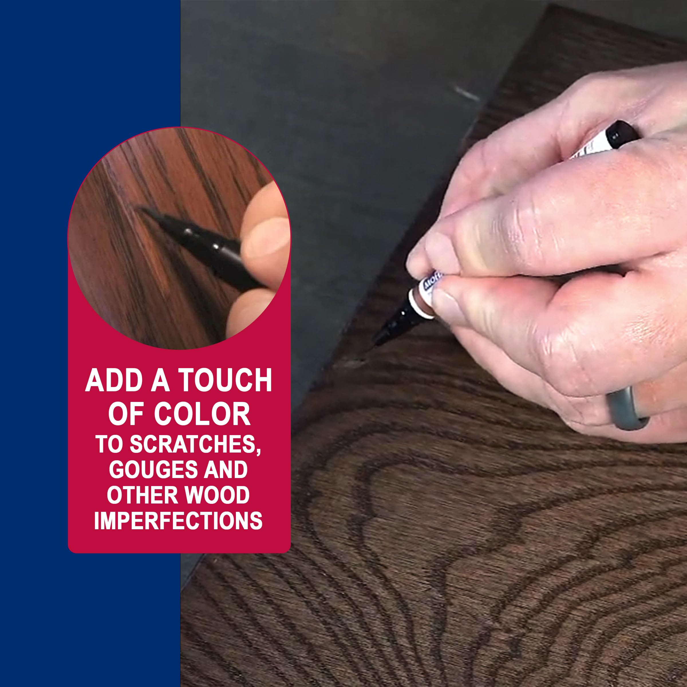 Mohawk Brush Tip Graining Marker - Nutmeg Tone