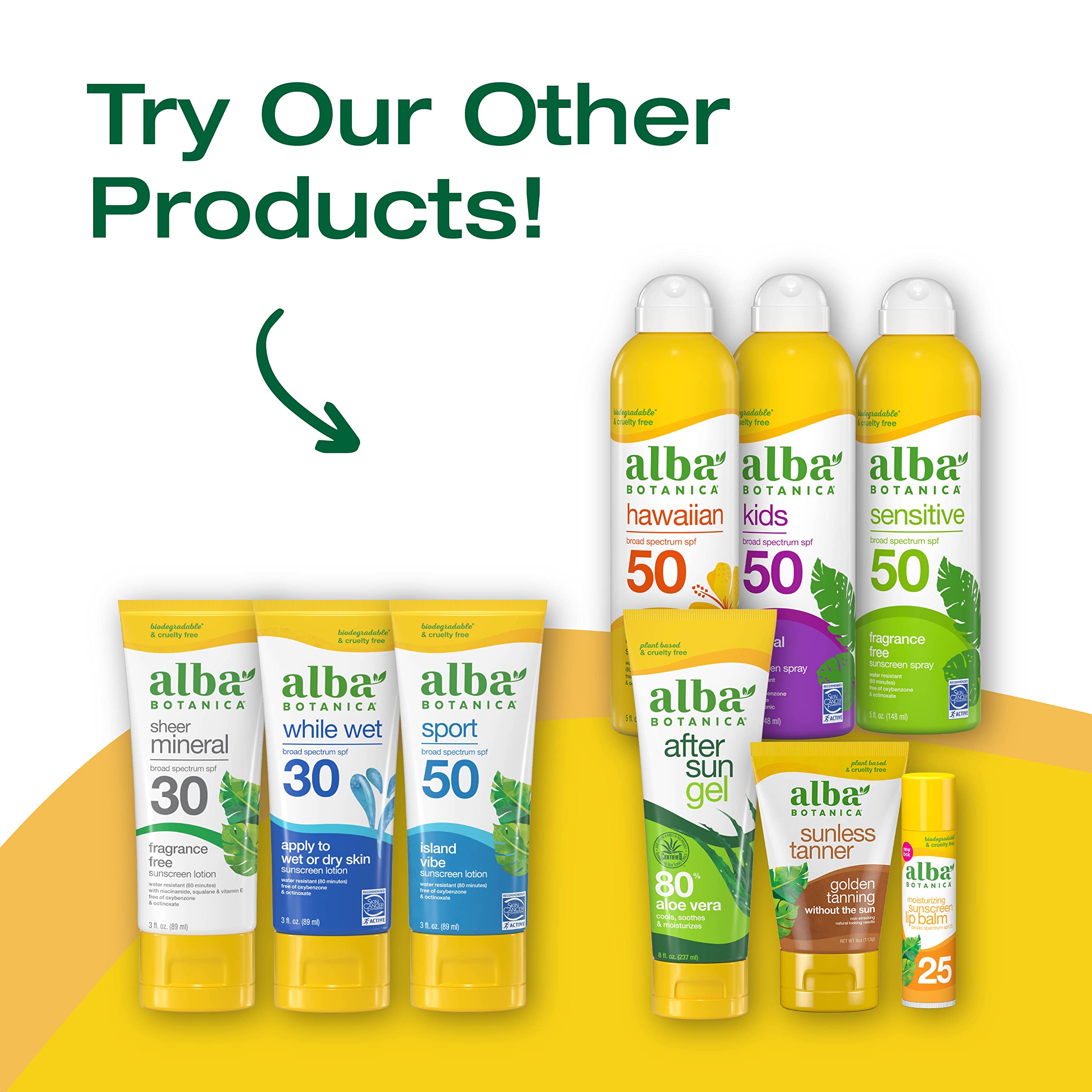Alba Botanica Sunscreen For Face, Fragrance-Free Sheer Mineral Face Sunscreen Lotion, Broad Spectrum Spf 50, Water Resistant And