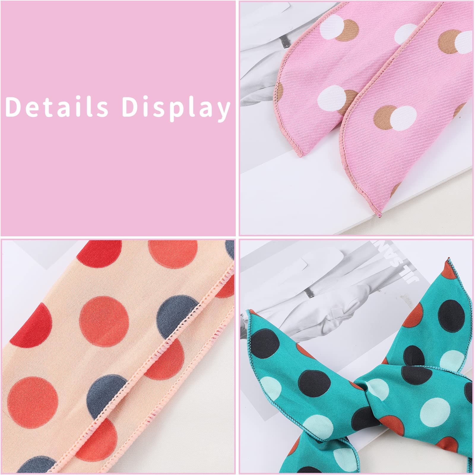 Oneye Wire Headbands For Women - Dot Twist Bow, Bunny Ears Headband, Fashion Wire Headwraps For Hair Bands, Holders & Accessorie
