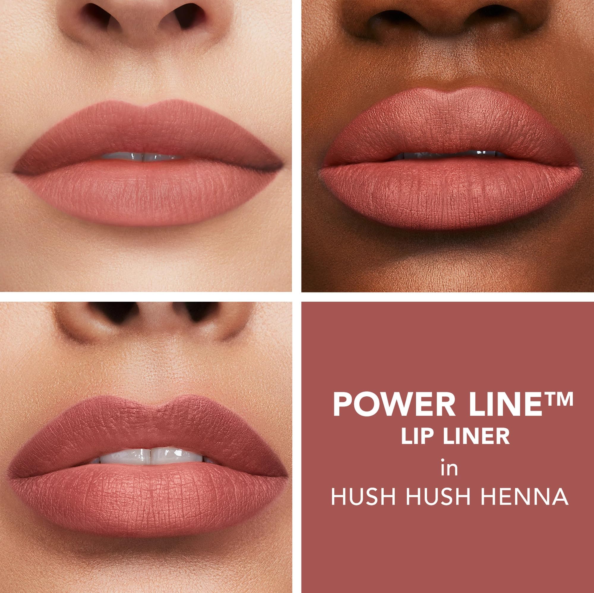 Buxom Power Line Plumping Lip Liner, Hush Hush Henna