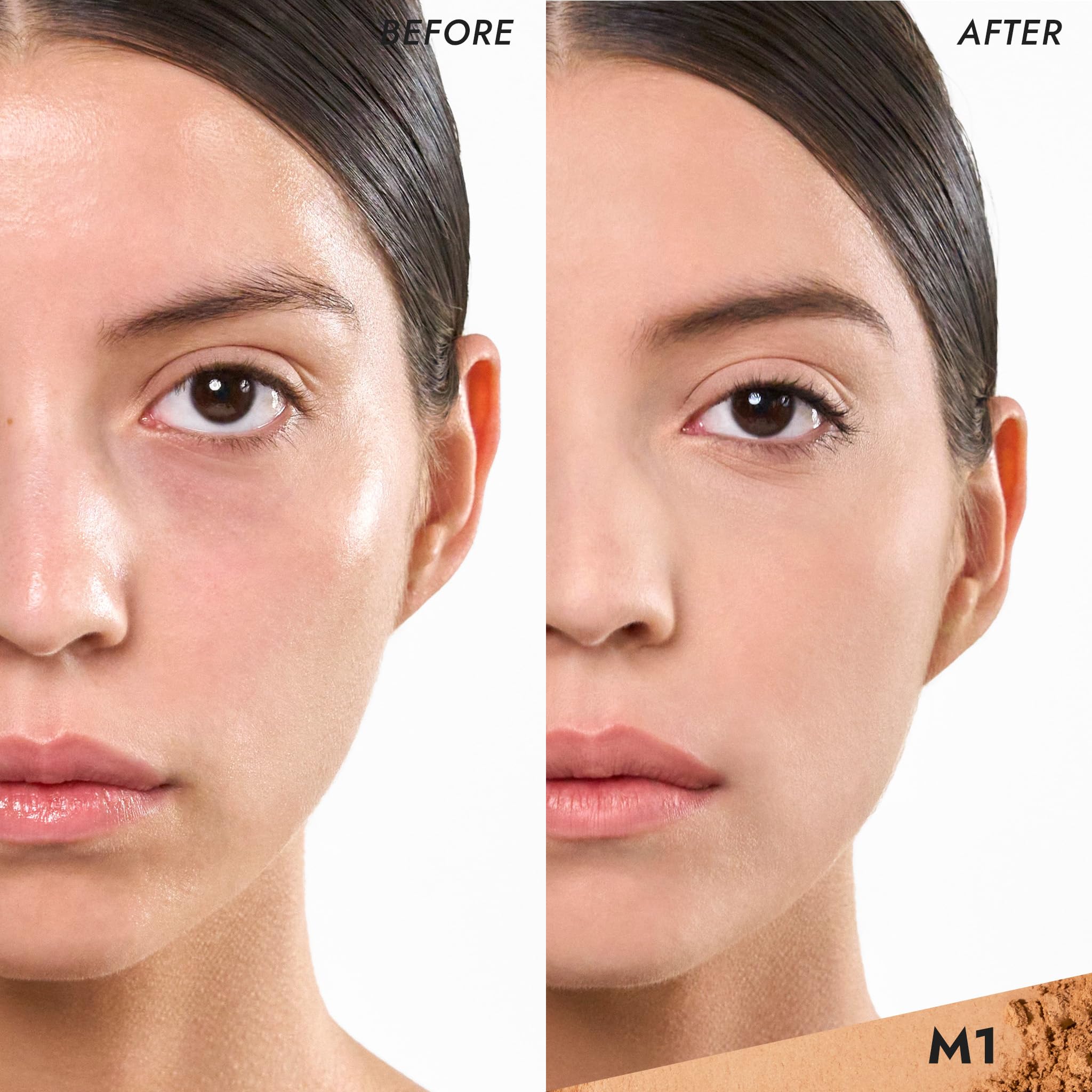 Cover Fx Pressed Mineral Foundation - Shade M1 - Weightless Powder Foundation - Buildable Light To Full Coverage - Matte Finish