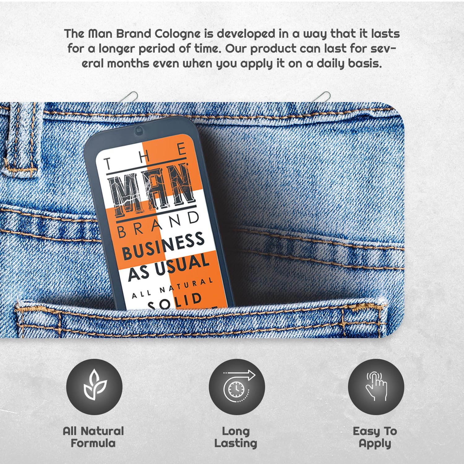 The Man Brand Solid Cologne Nine Pack (3/4 Oz (Pack Of 1), Businss As Usual)