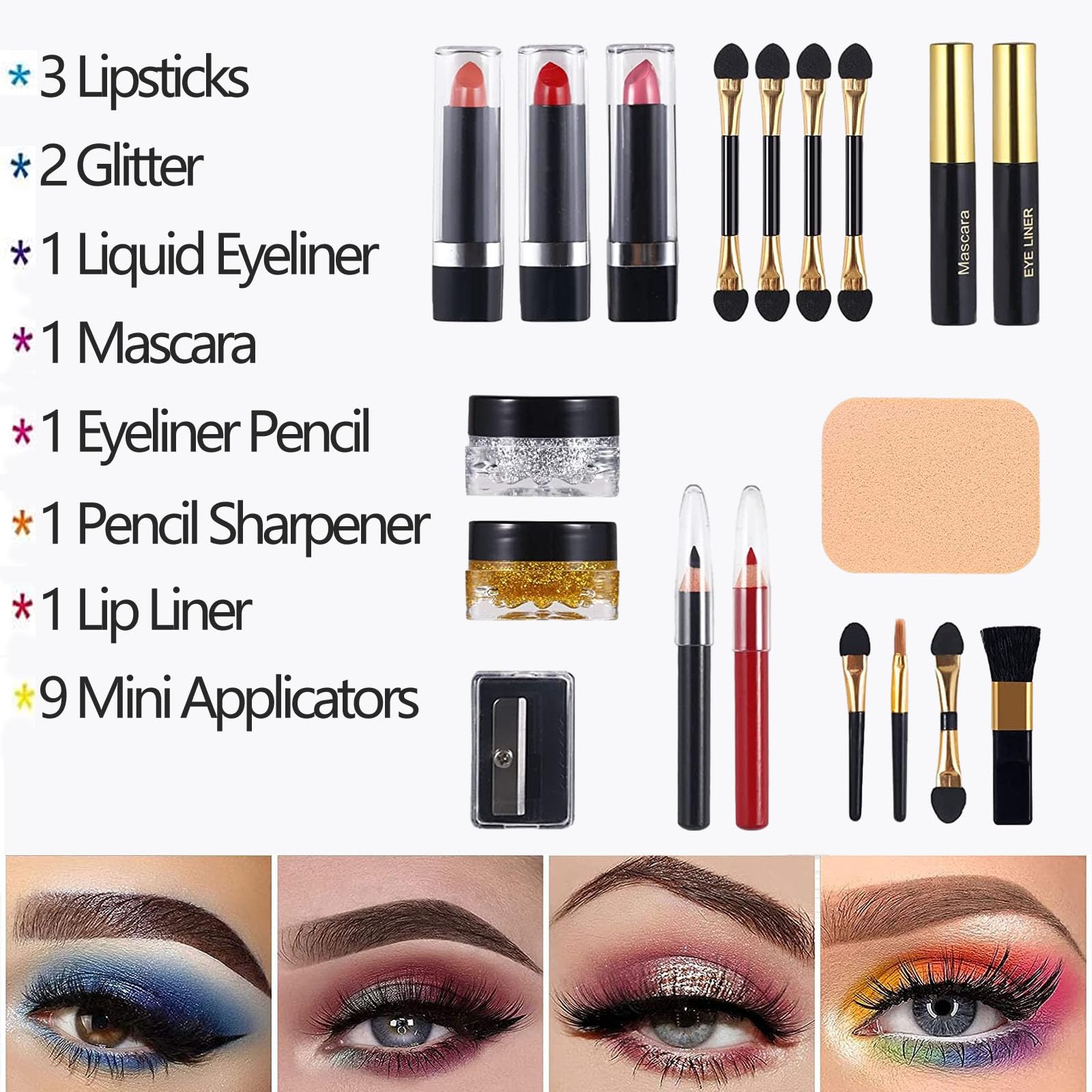 Miss Rose M 58 Color Professional Makeup Pallet, Makeup Kit For Women Full Kit, All In One Makeup Kit Set, Makeup Gift Set For W