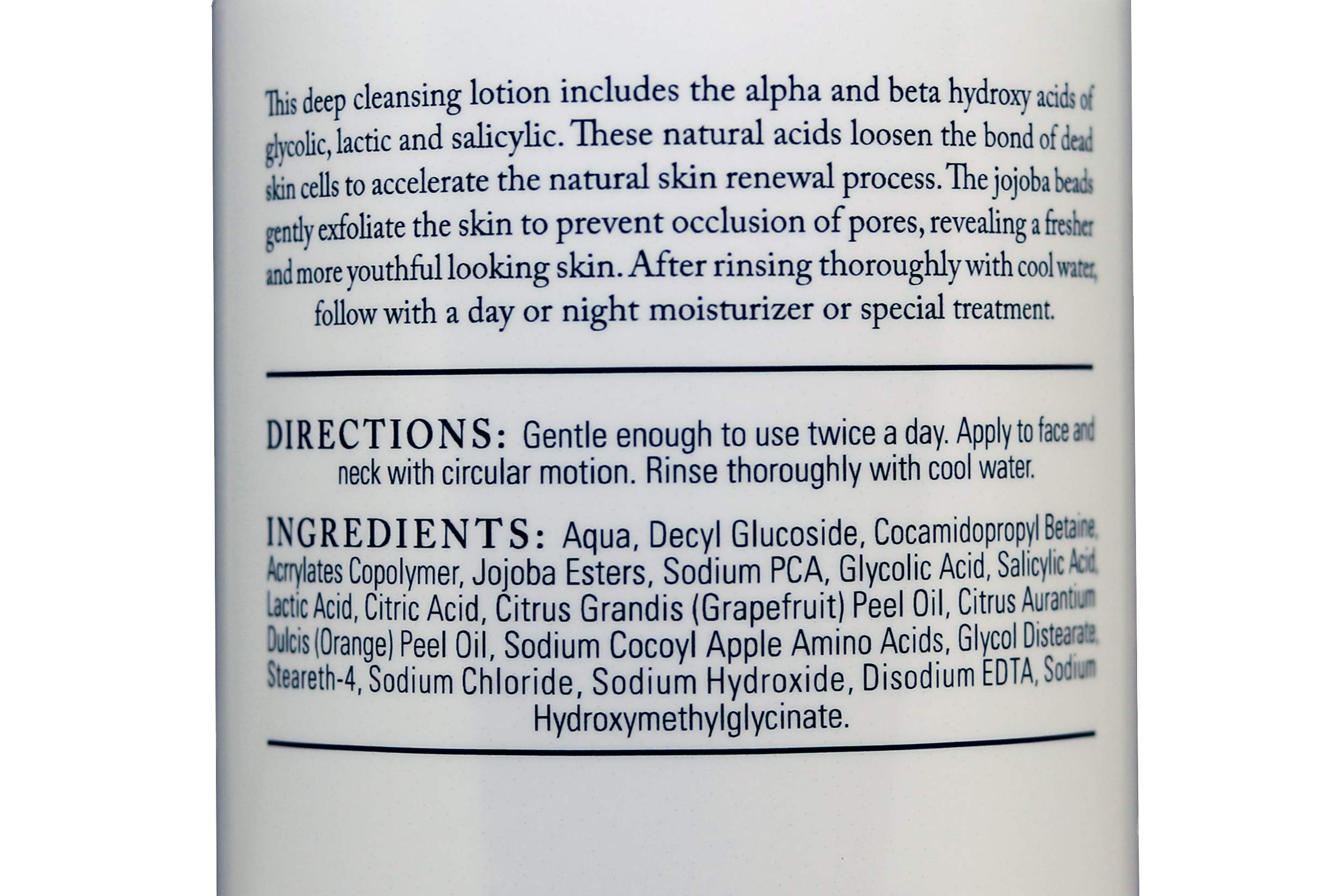 Proper Cleanse Aha/Bha Exfoliating Cleanser With Jojoba Oil 8 Oz