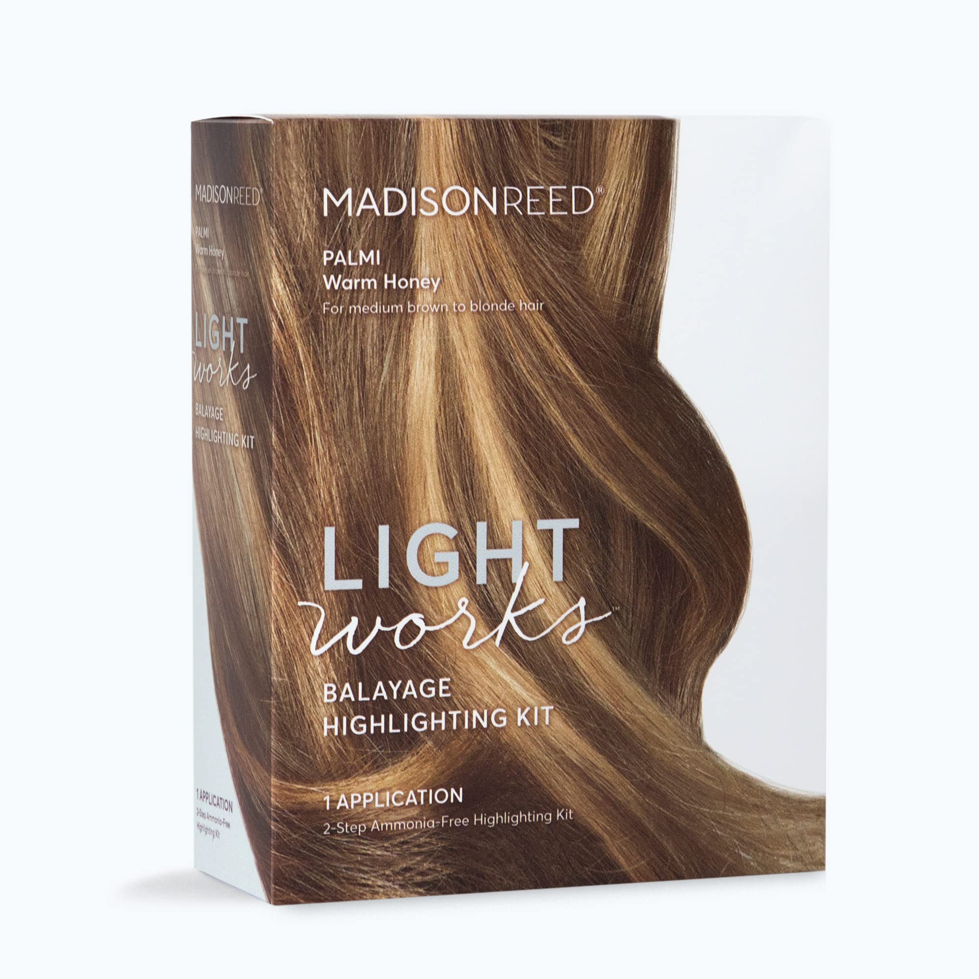 Madison Reed Light Works Balayage Highlighting Kit, Creates Natural-Looking Warm Honey Highlights (Palmi - Blonde), Amonia Free,