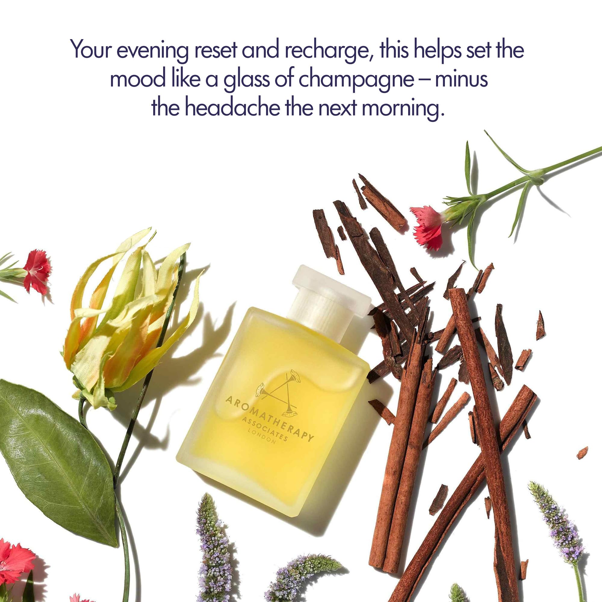 Aromatherapy Associates Revive Evening Bath And Shower Oil, Natural Body Oil To Refresh Mind, Body And Spirit, Hydrating Body Oi