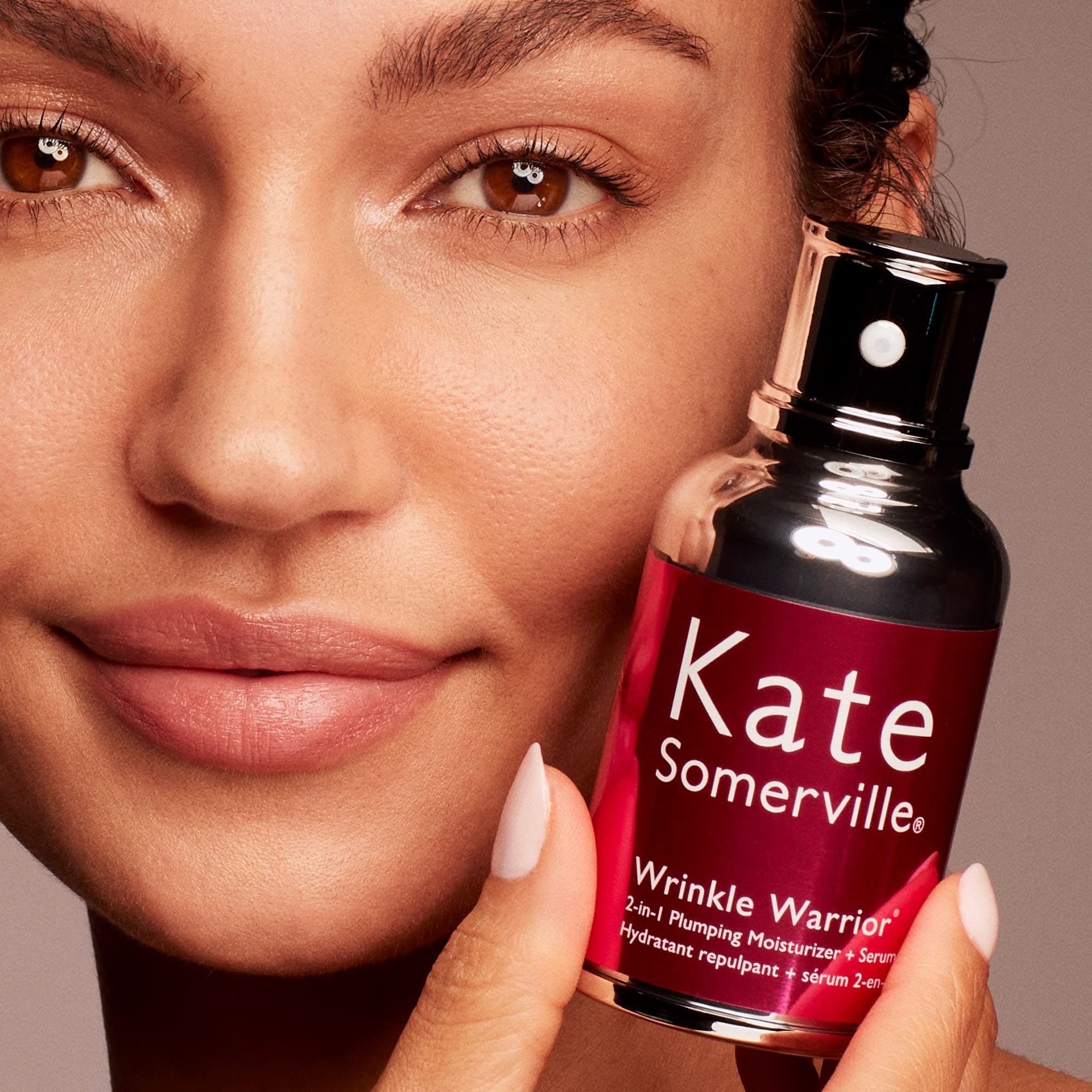 Kate Somerville Wrinkle Warrior | 2-In-1 Plumping Moisturizer + Face Serum | Instantly Hydrates & Smooths Skin | 1.7 Fl Oz