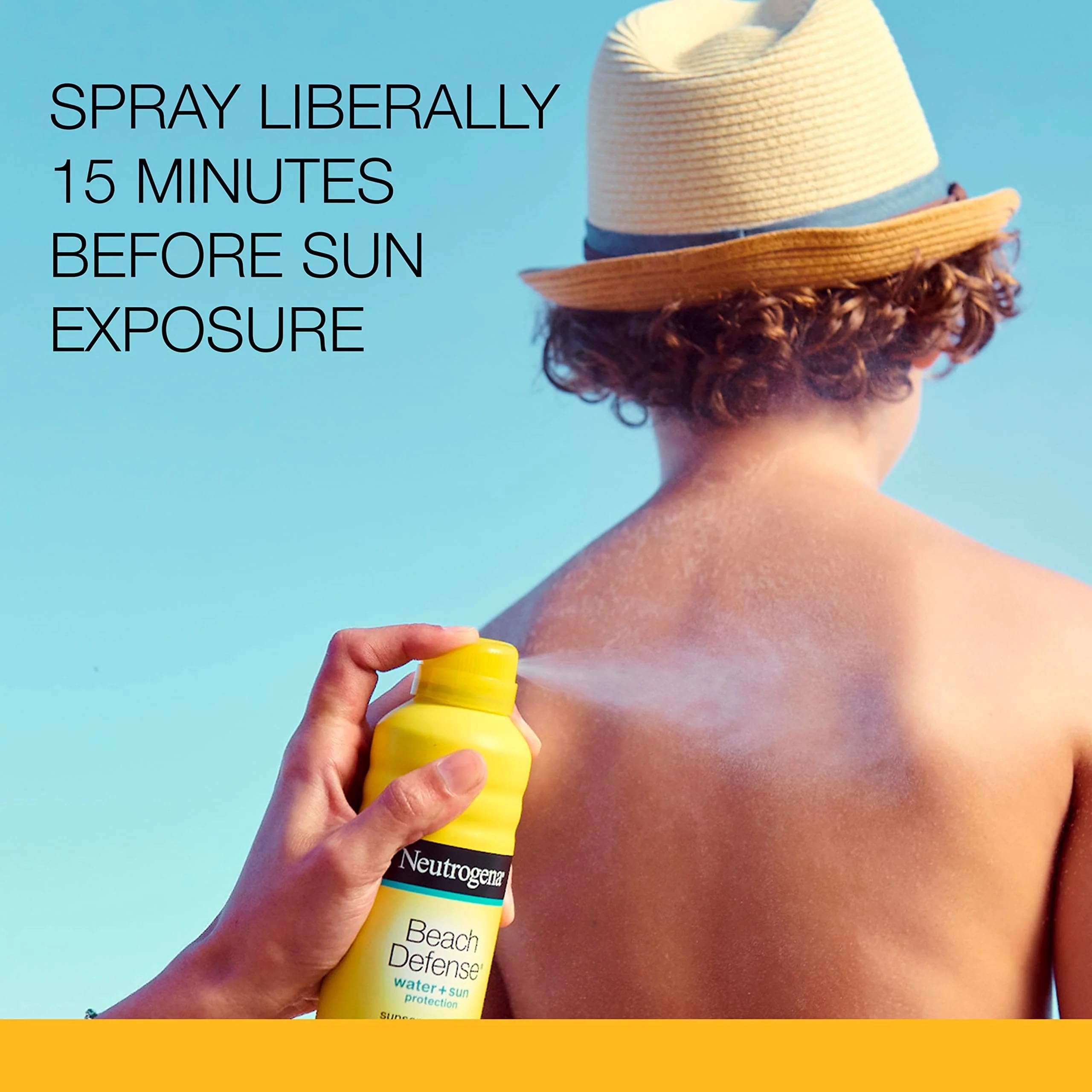 Neutrogena Beach Defense Spf 60+ Sun Care Aerosol Spray, Unscented, 8.5 Fl Oz