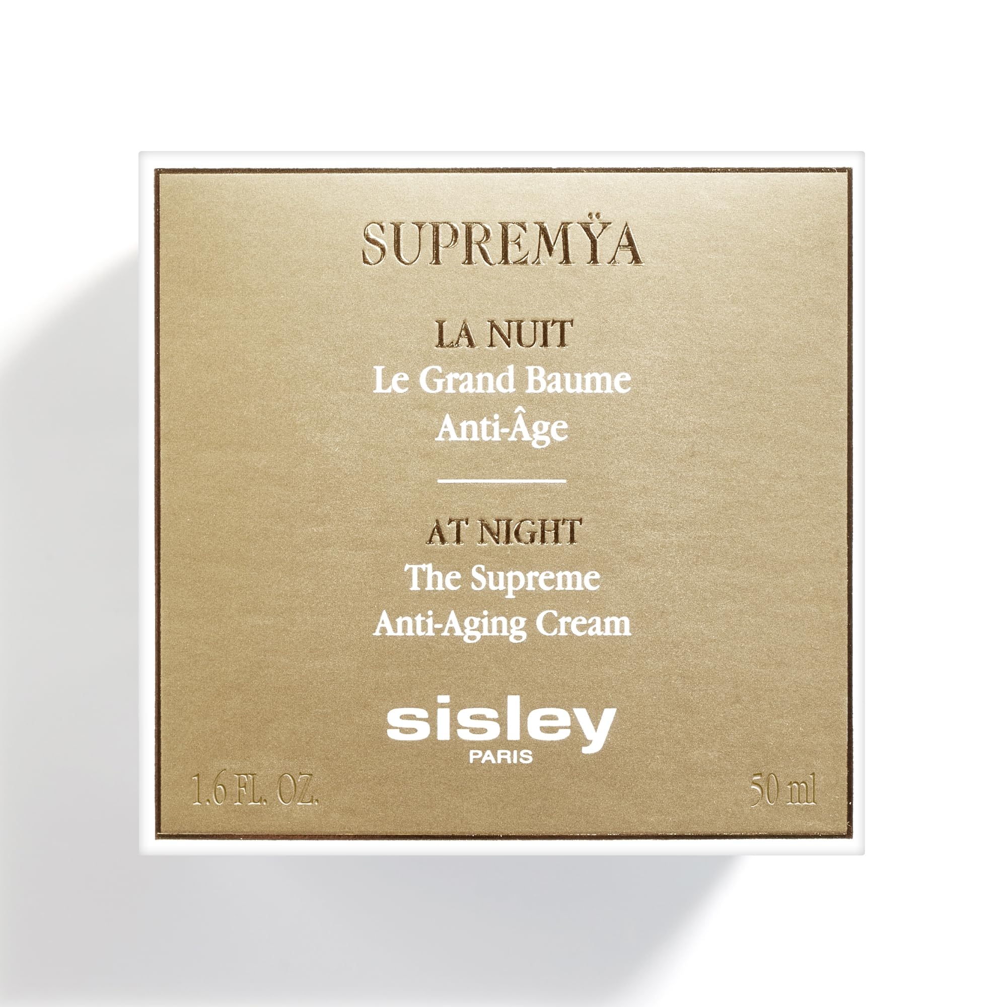 Sisley Paris Supremya At Night The Supreme Anti-Aging Cream - 50 Ml - Lightweight, Rich Face Cream - Helps Reduce Look Of Wrinkl
