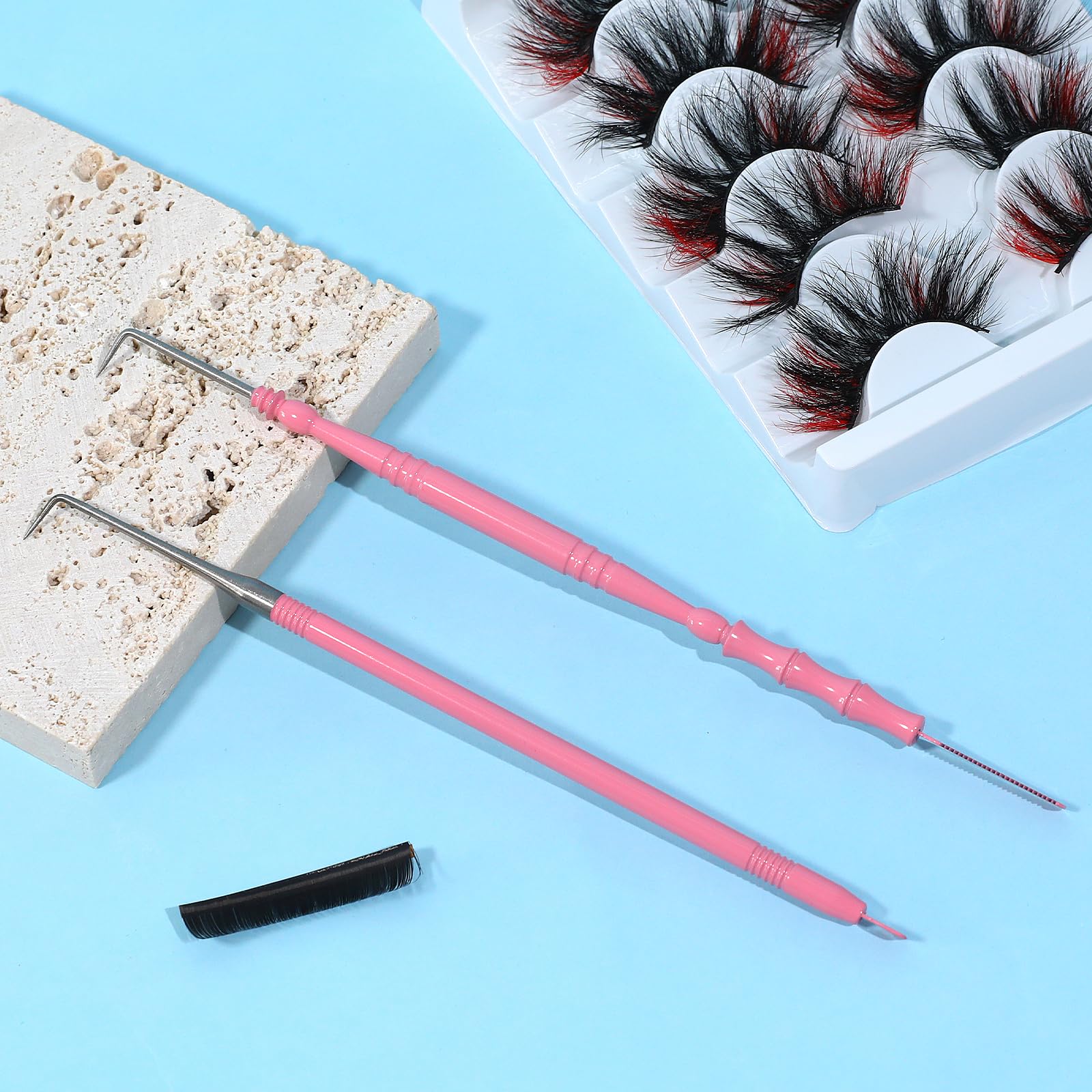 2 In 1 Lash Lift Tool Kit,Stainless Steel Lash Lift And Tint Kit Professional Lash Lift Supplies Metal Lash Lift Rods Eyelash Se