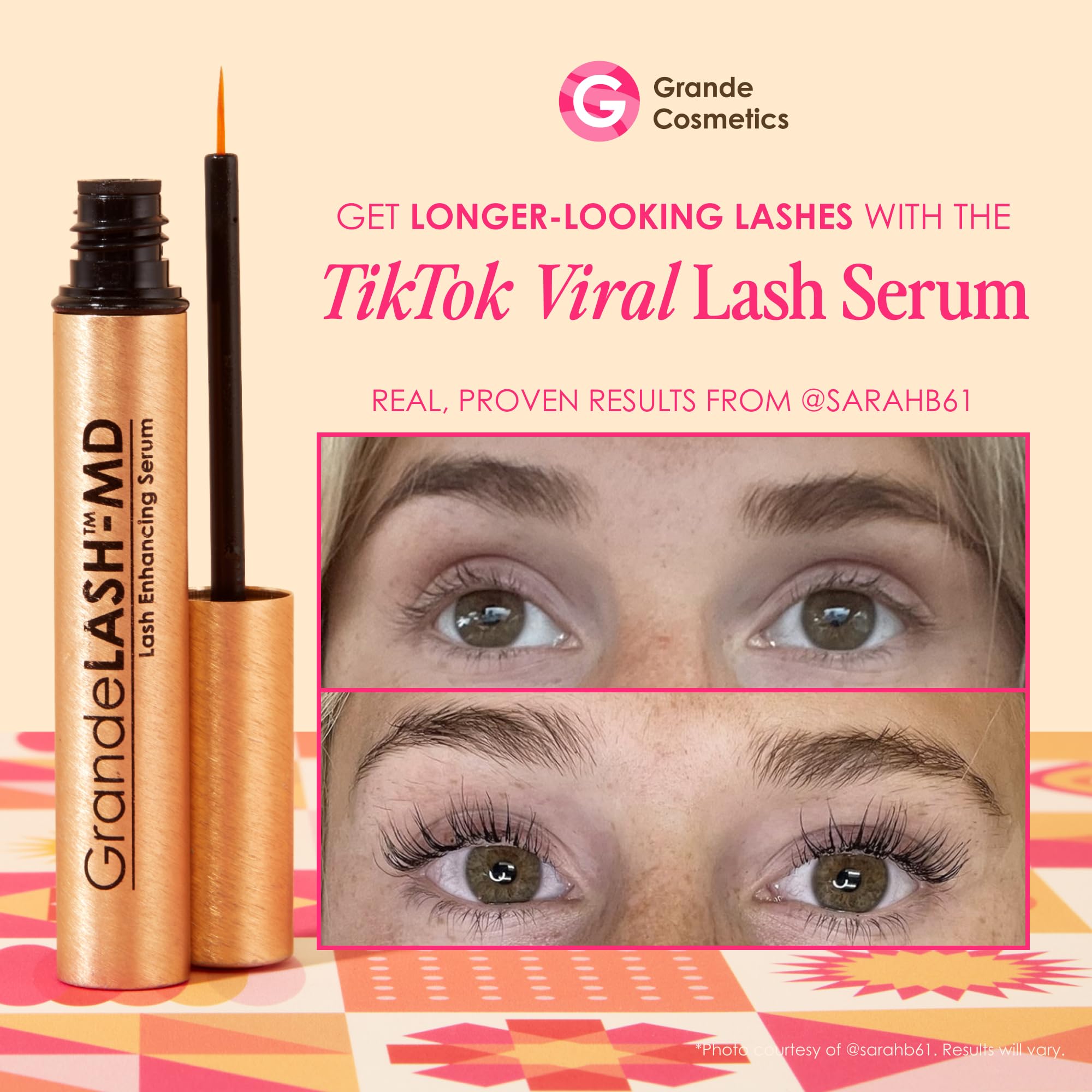 Grande Cosmetics Grandelash-Md Lash Enhancing Serum,4 Ml - 6 Month Supply