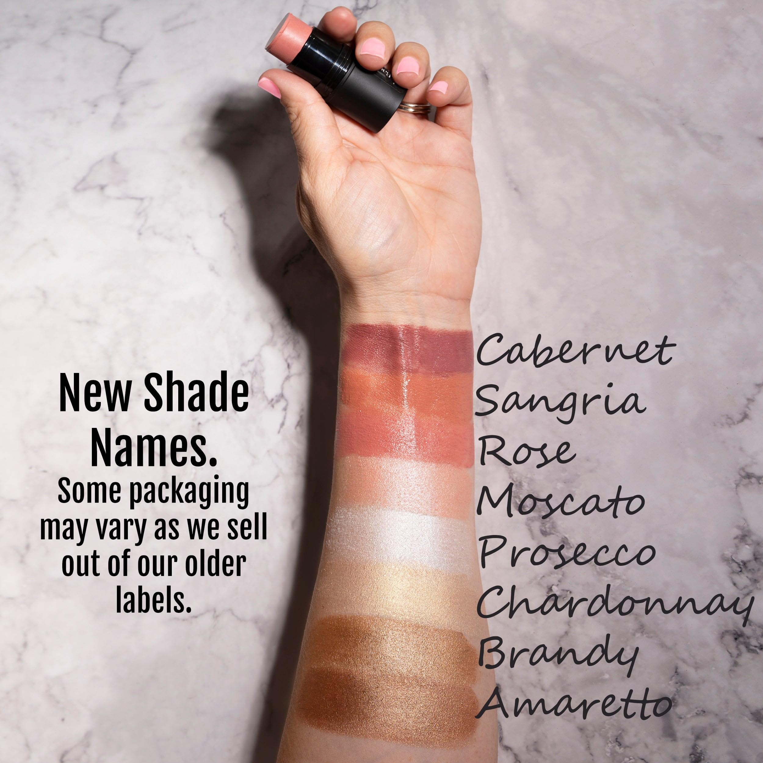 Baeblu Organic Tint Tube, 100% Natural Vegan Gluten-Free Cream Bronzer Multi-Stick, Made In Usa, Amaretto
