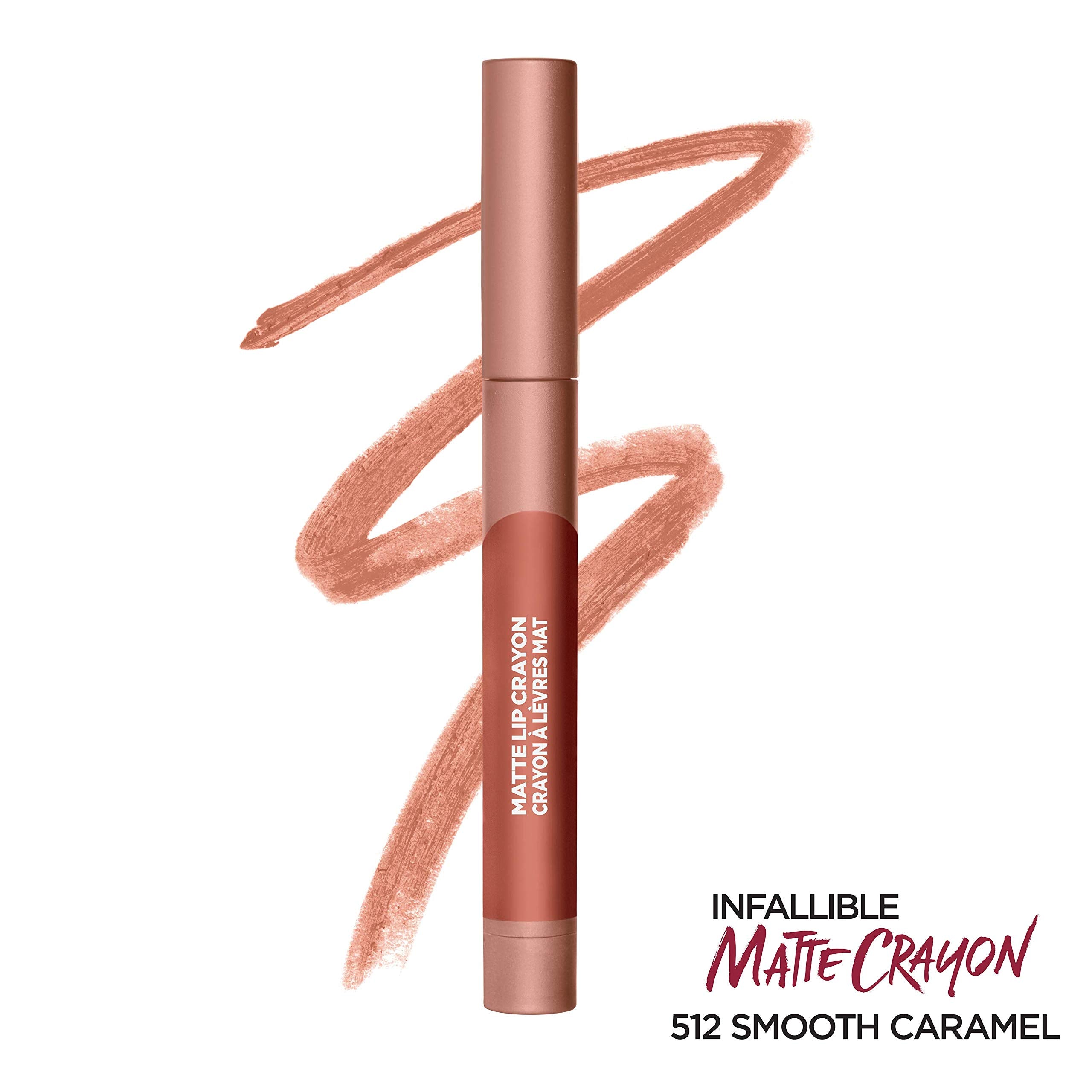 Lor  Al Paris Infallible Matte Lip Crayon, Smooth Caramel (Packaging May Vary)