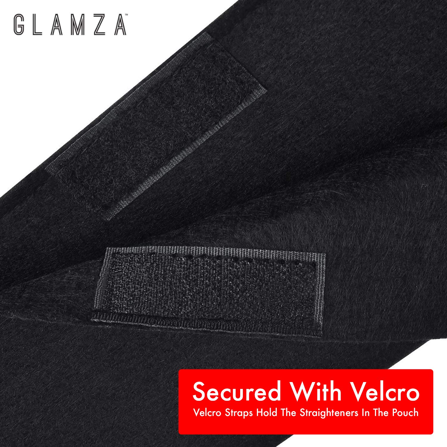 Glamza Heat Protection Mat With Travel Pouch For Hair Straighteners - Preserve Moisture, And Shield Surfaces With Peace Of Mind