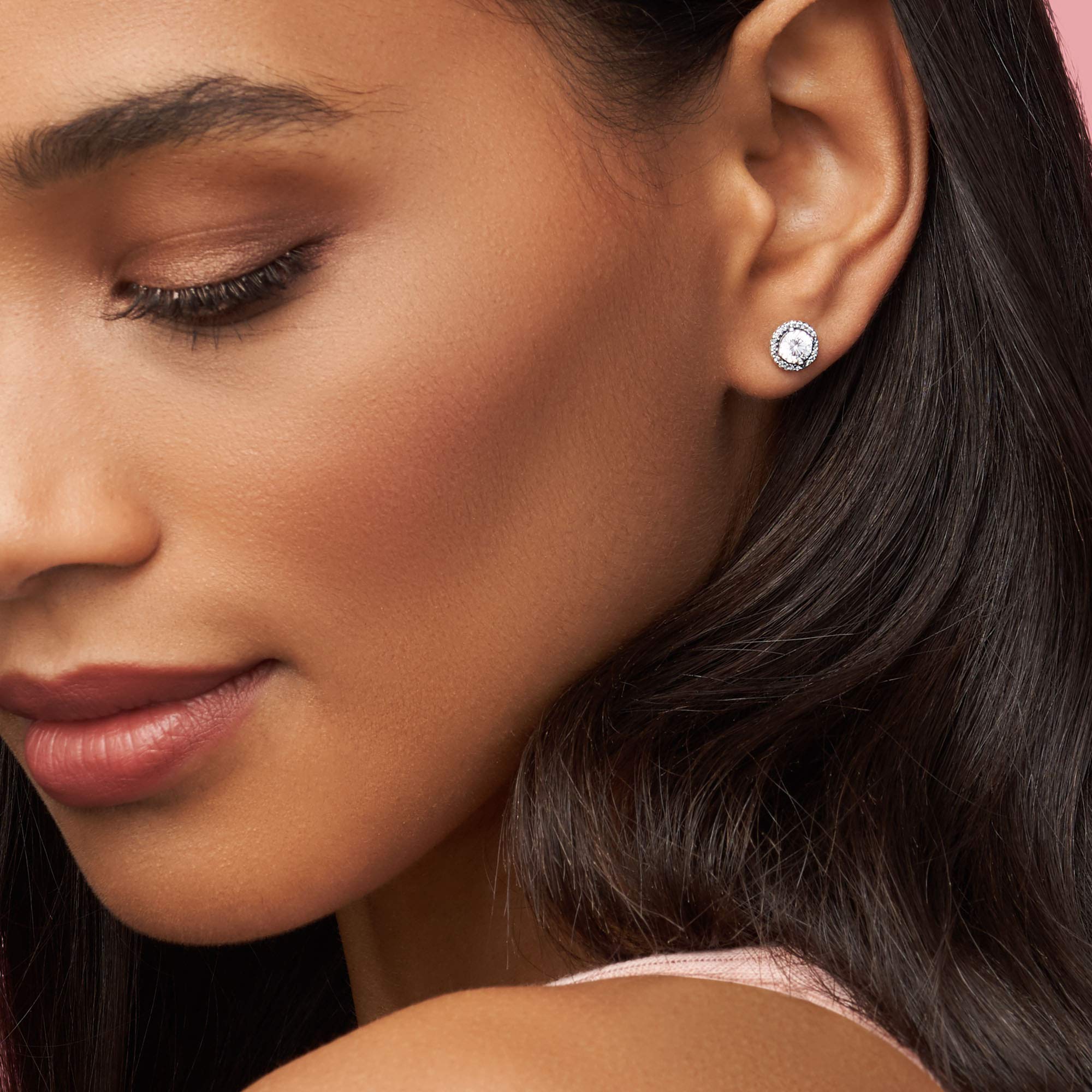 Pandora Classic Elegance, Clear Cz Earrings