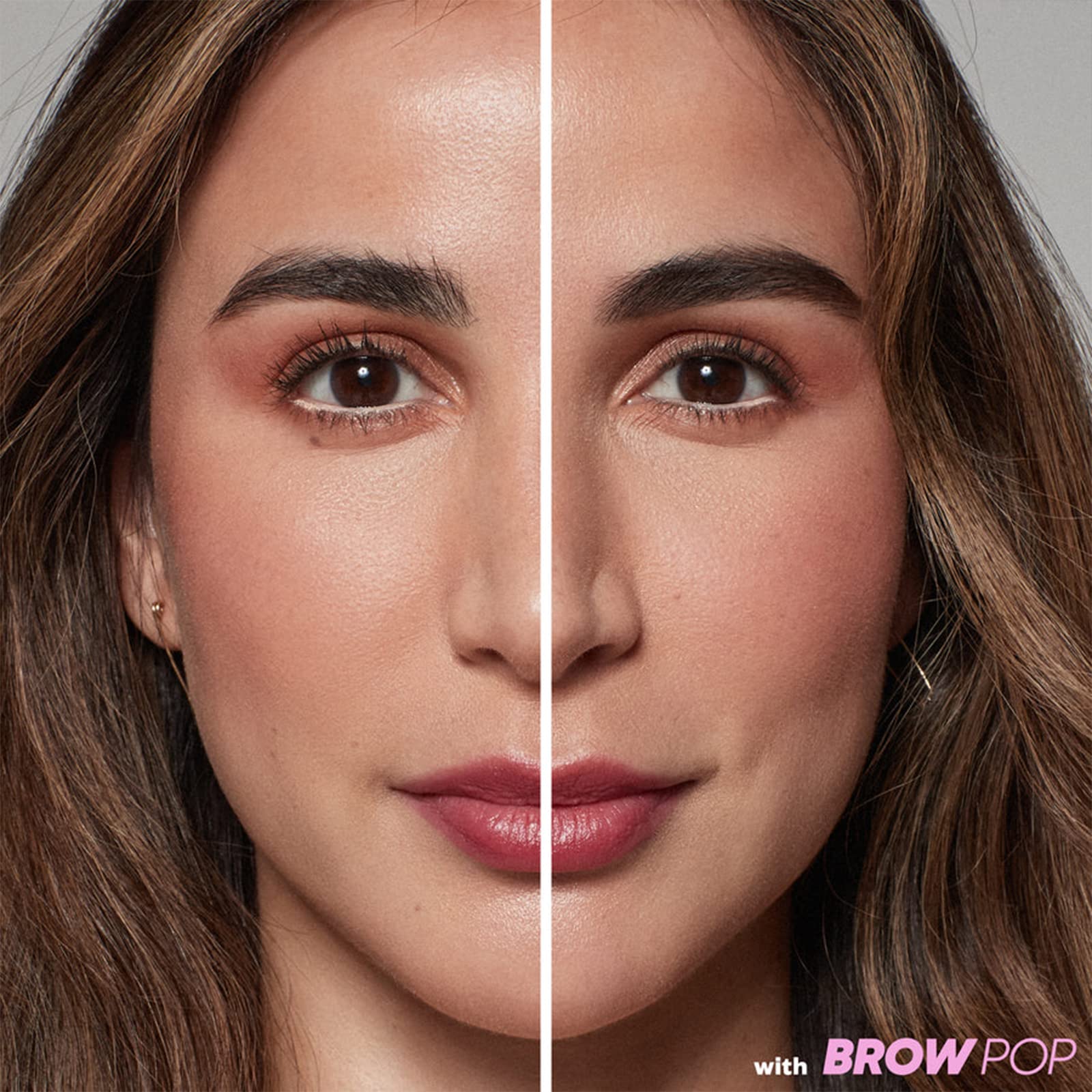 Kosas Brow Pop - Longwear Eyebrow Makeup, Dual-Sided Defining Pencil With Castor Oil For Soft, Natural Look Of Real Hair - Dark