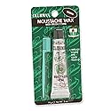 Clubman Pinaud Moustache Wax With Free Brush/Comb Applicator Brown, 0.5 Ounce