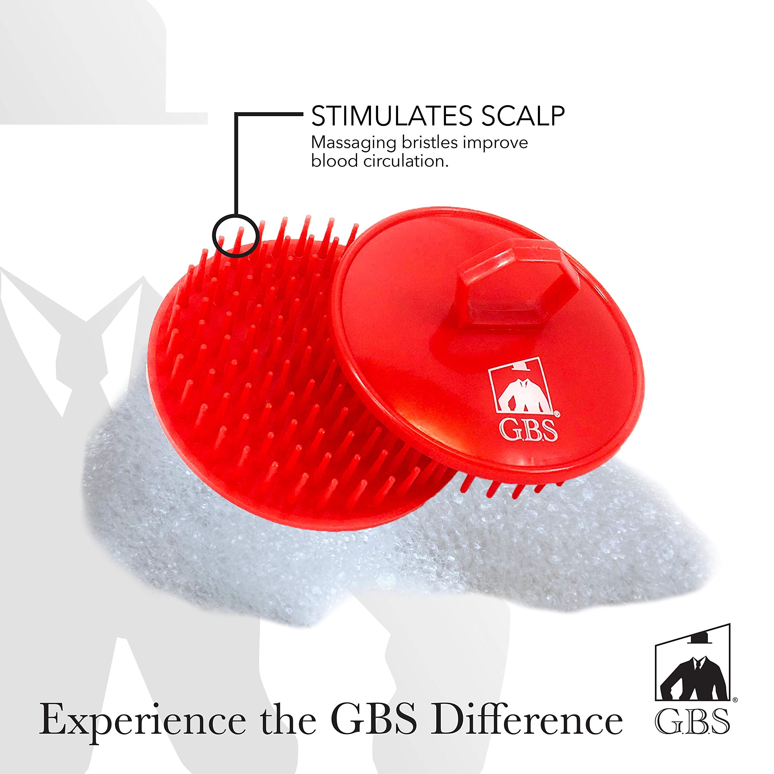 G.B.S Stylish Easy To Hold Hair Scalp Shampoo Brush #100 Scrubber Helps To Remove Dandruff, Promotes Hair Growth Head Massager B