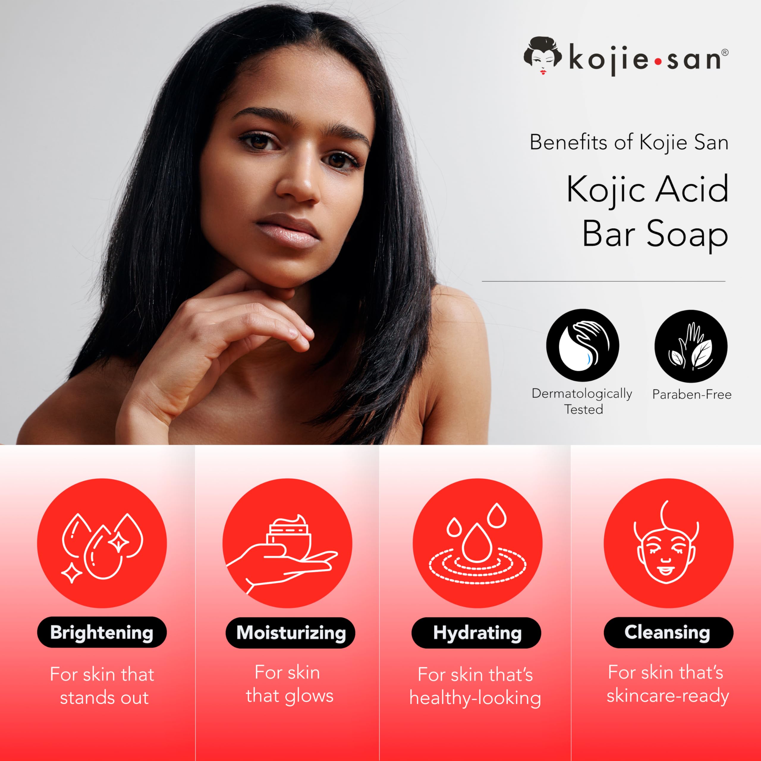 Kojie San Skin Brightening Soap - The Original Kojic Acid Soap That Reduces Dark Spots, Hyper-Pigmentation, & Other Types Of Ski