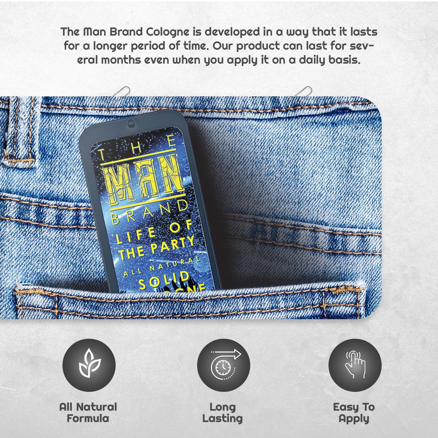 The Man Brand Solid Cologne Nine Pack (3/4 Oz (Pack Of 1), Life Of The Party)