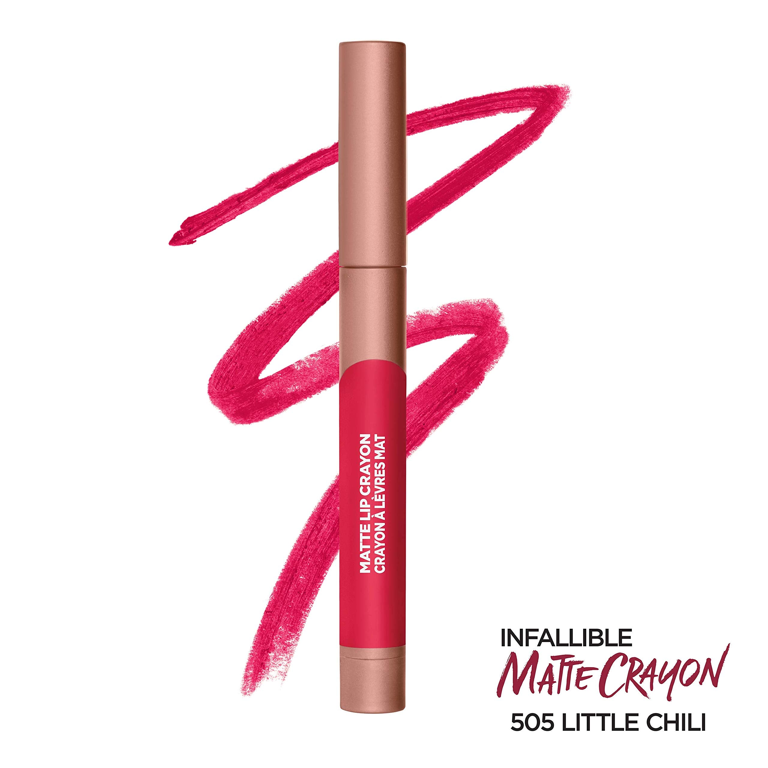 Lor  Al Paris Infallible Matte Lip Crayon, Little Chili (Packaging May Vary)