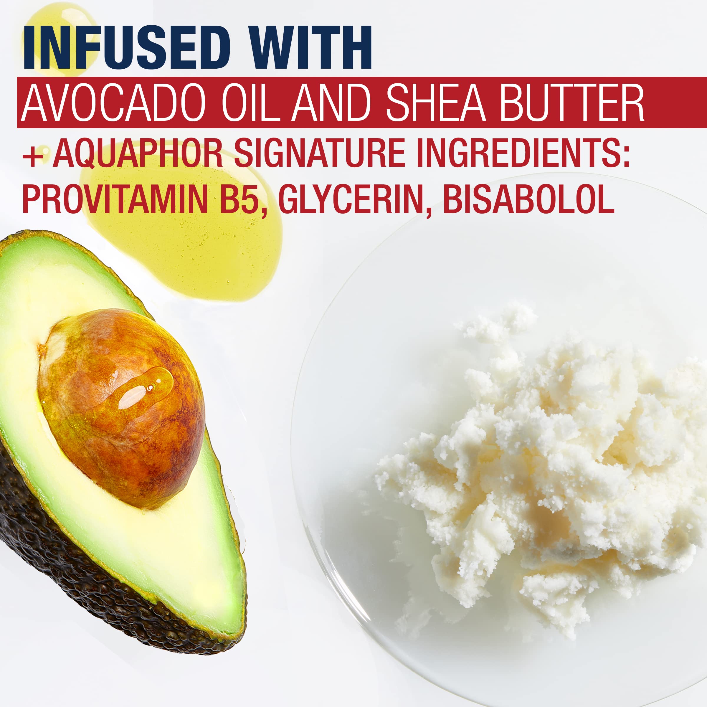 Aquaphor Repairing Hand Masks, Moisturizing Gloves for Dry Hands, Hand Moisturizer for Dry Skin with Avocado Oil and Shea Butter