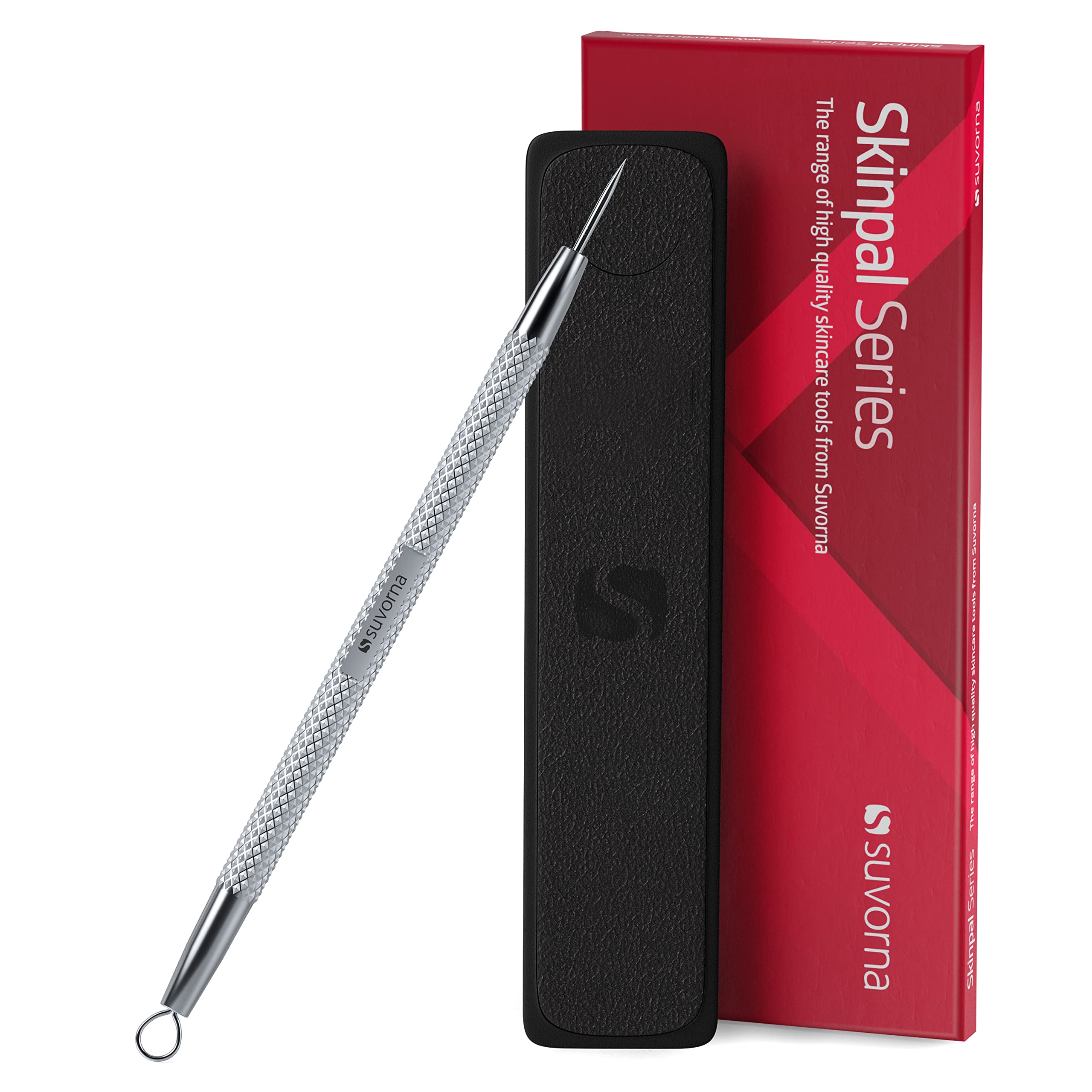 Suvorna Skinpal milia Remover Tool, Pimple Popper, Extractor for Pimple, Blackhead, Whitehead, Comedone, Acne, Zit, Blemish, Cys