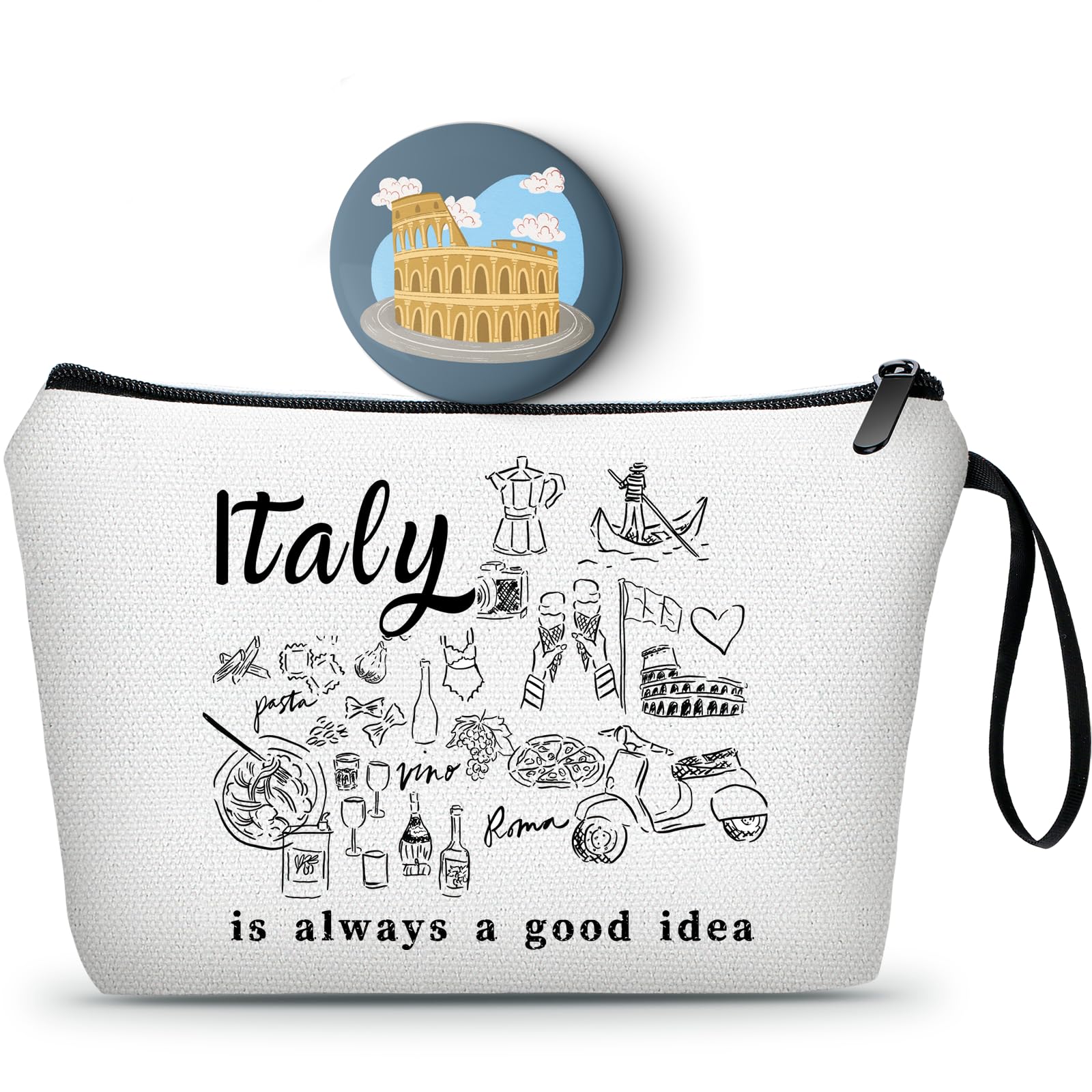 SEAMOON Travel Gifts,Friend Gifts,Sister Birthday Gift Ideas,Unique Gifts for Women,Womens Birthday Gifts,Small Cosmetic Bag wit