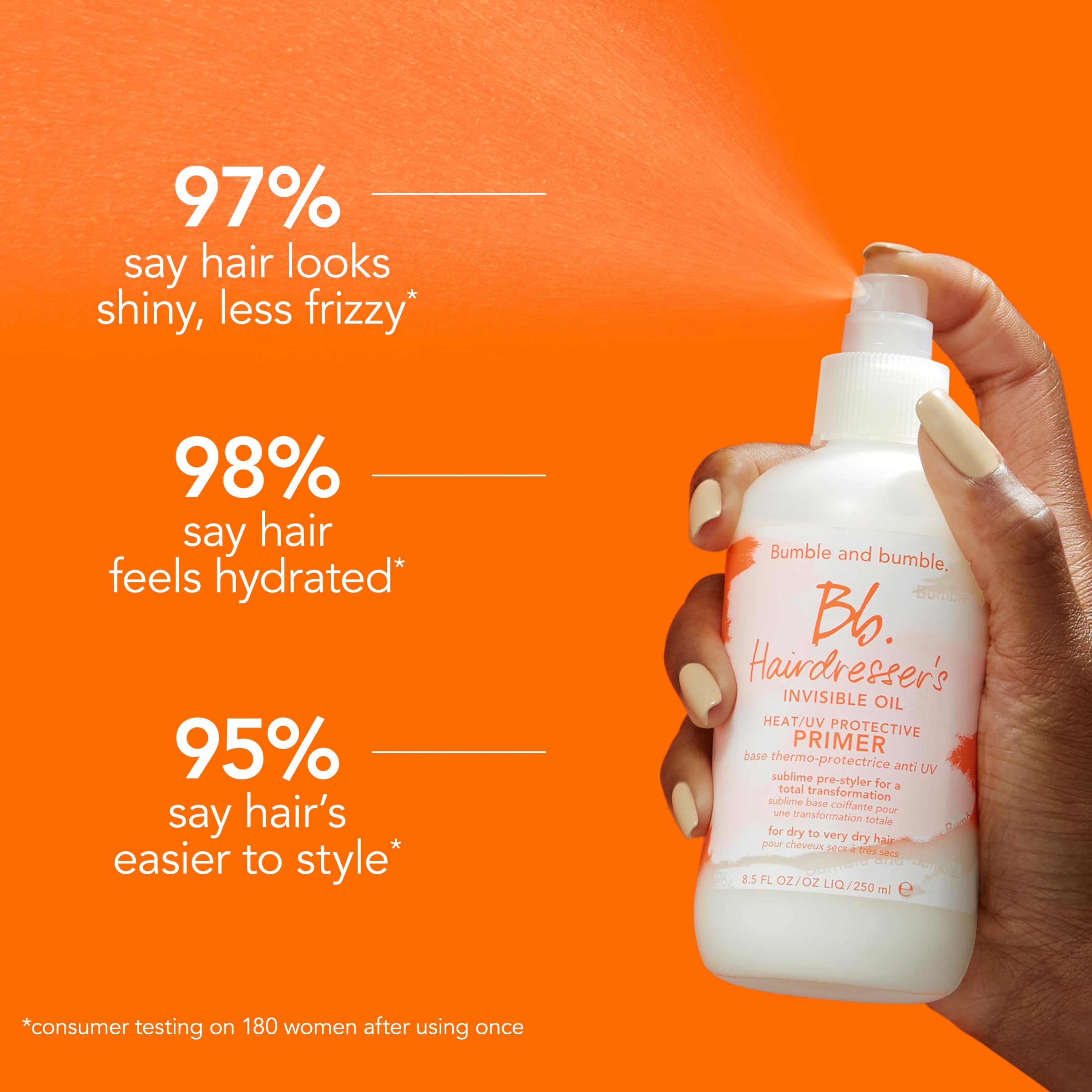 Bumble And Bumble. Hairdresser'S Invisible Oil Uv/Heat Protection Leave-In Conditioner Hair Primer, 4.2 Fl. Oz.