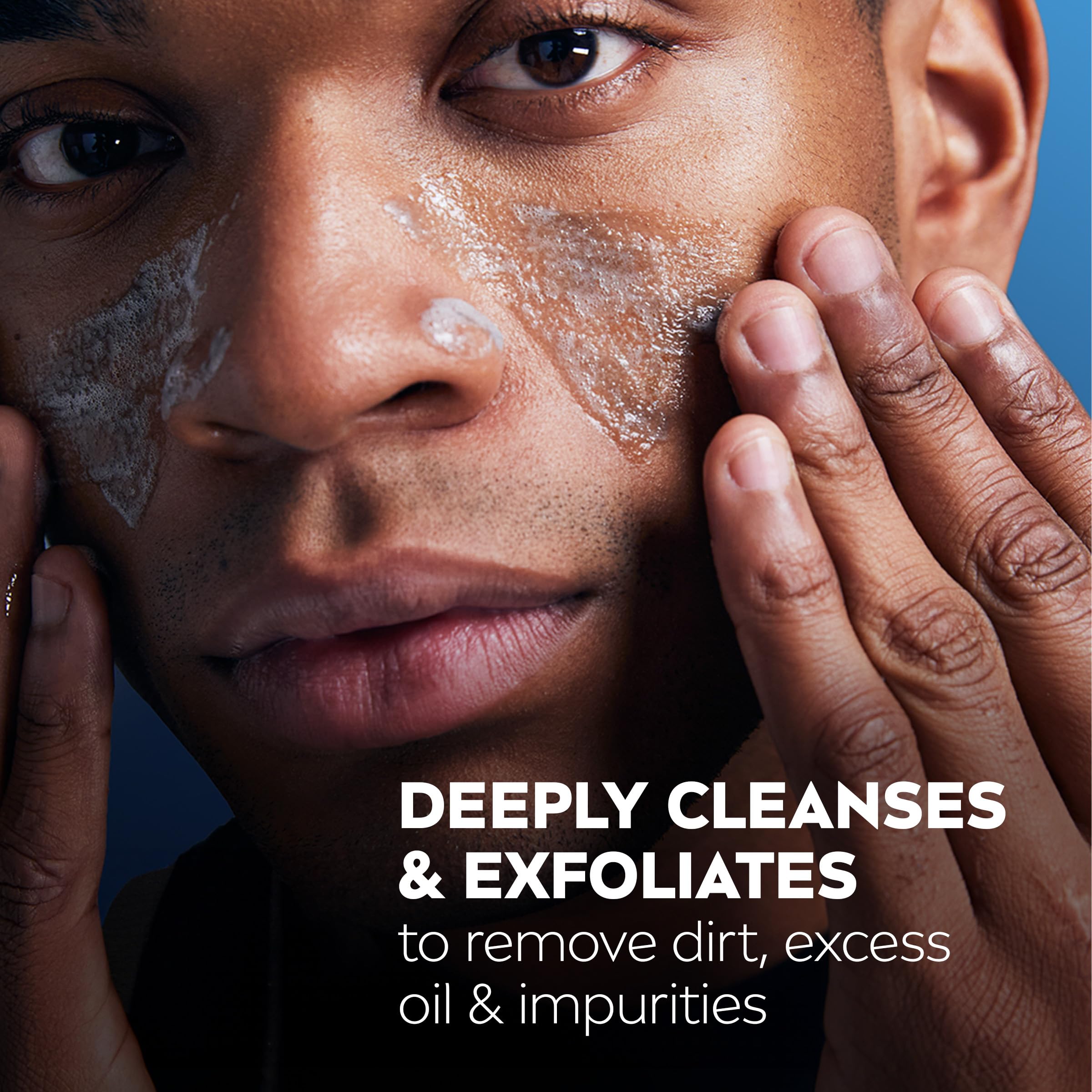 Nivea Men Deep Clean Face Wash And Scrub With Natural Charcoal, Exfoliating Face Wash For Men Removes Excess Oil, Dirt And Impur