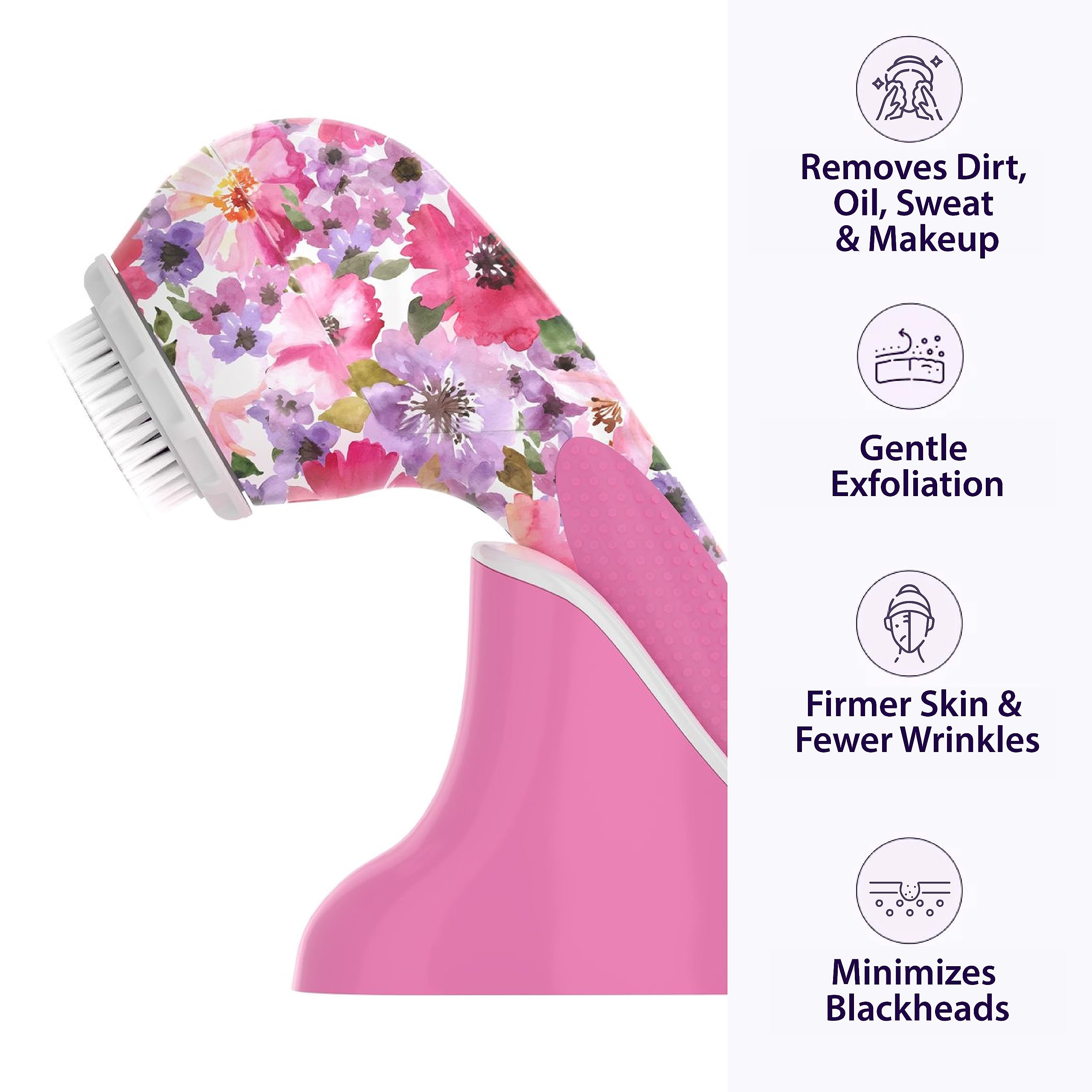 Michael Todd Beauty - Soniclear Elite - Facial Cleansing Brush System - 6-Speeds - Face Cleansing Brush & Exfoliating Body Scrub