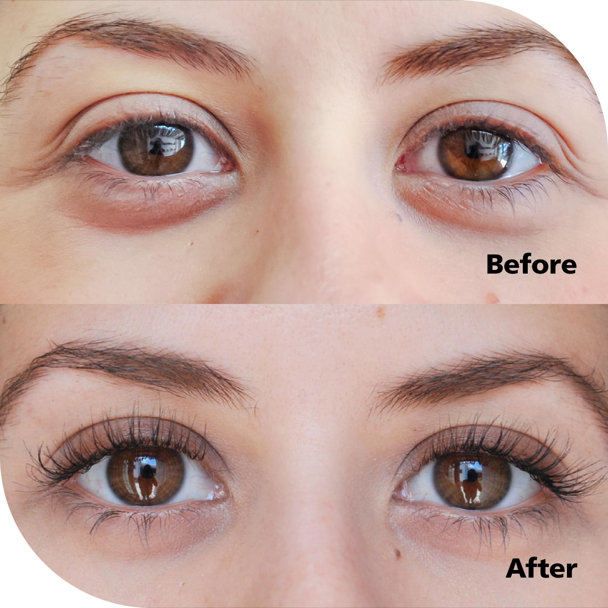 Dabalash Vegan Combo - Professional Eyelash & Brow Strengthener & Gentle Vegan Mascara - Give Your Own Lashes A Longer, Fuller,