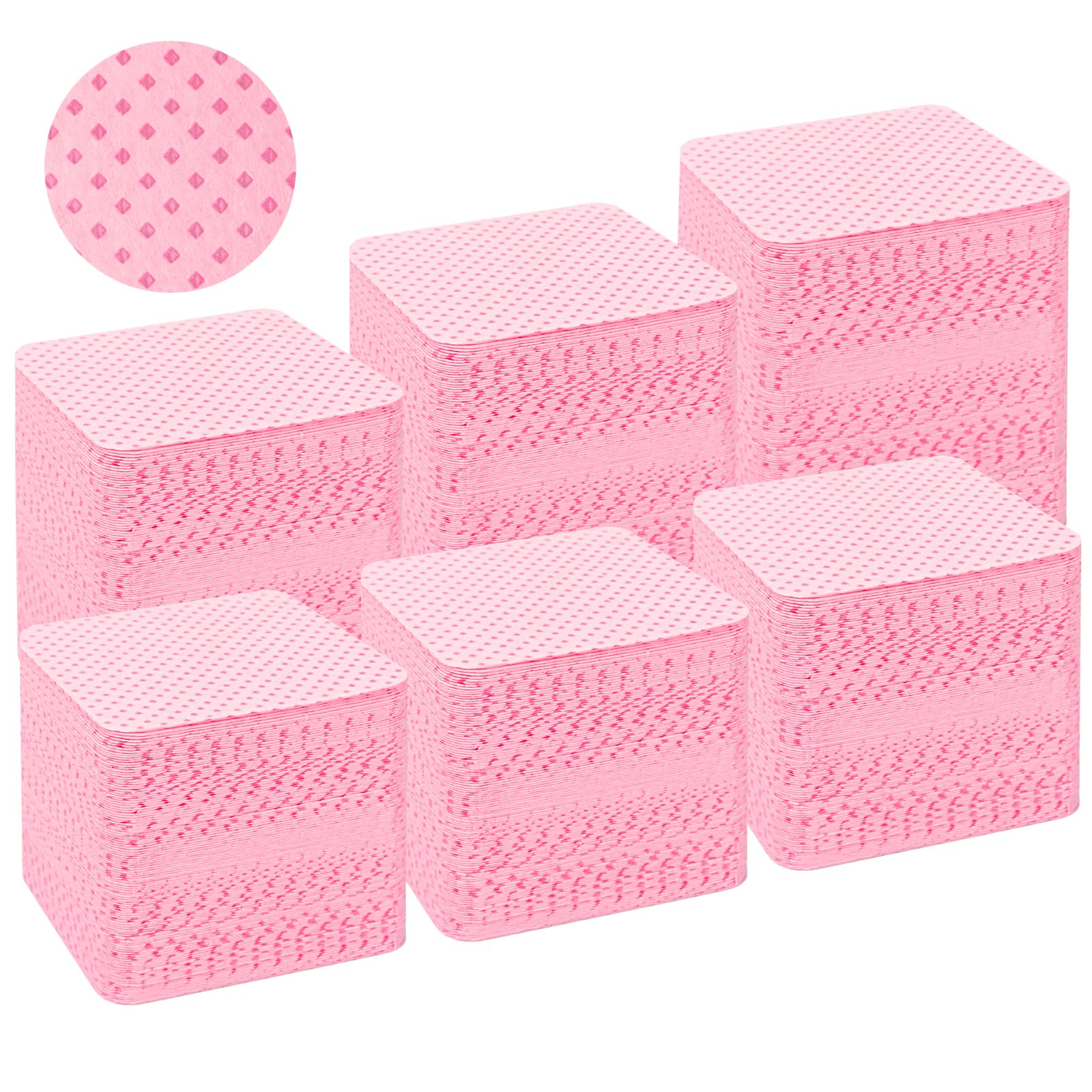 Lint Free Nail Wipes, 540PCS Nail Supplies Nail Polish Remover Wipes, Super Absorbent Soft Nail Wipes for Fingernail Polish Remo