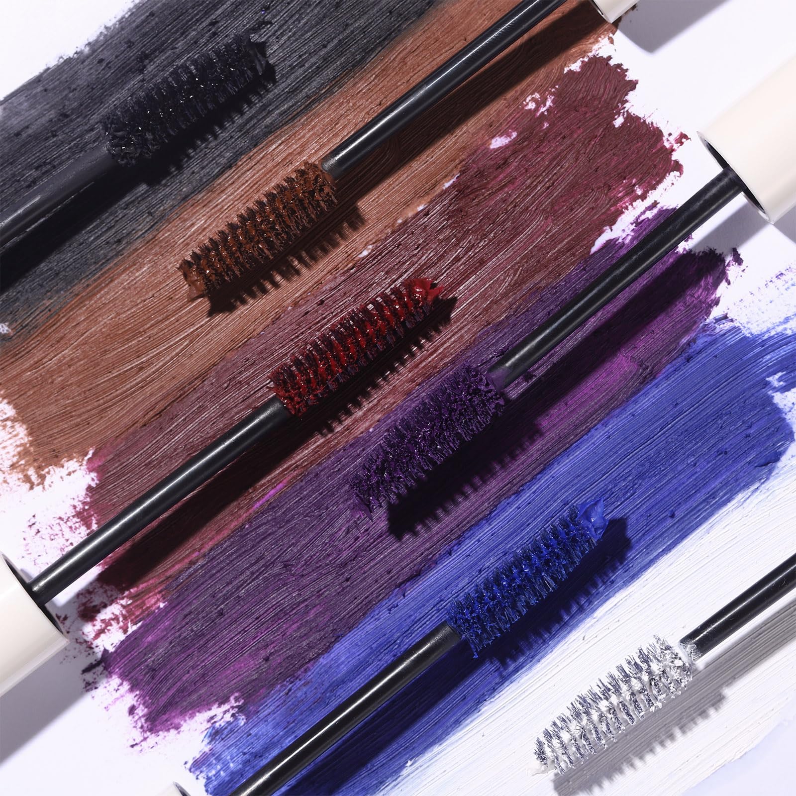Ucanbe Burgundy Mascara And Liquid Eyeliner Set, Waterproof Berry Red Colored Eye Makeup Duo - Enhance Your Gaze With Natural La