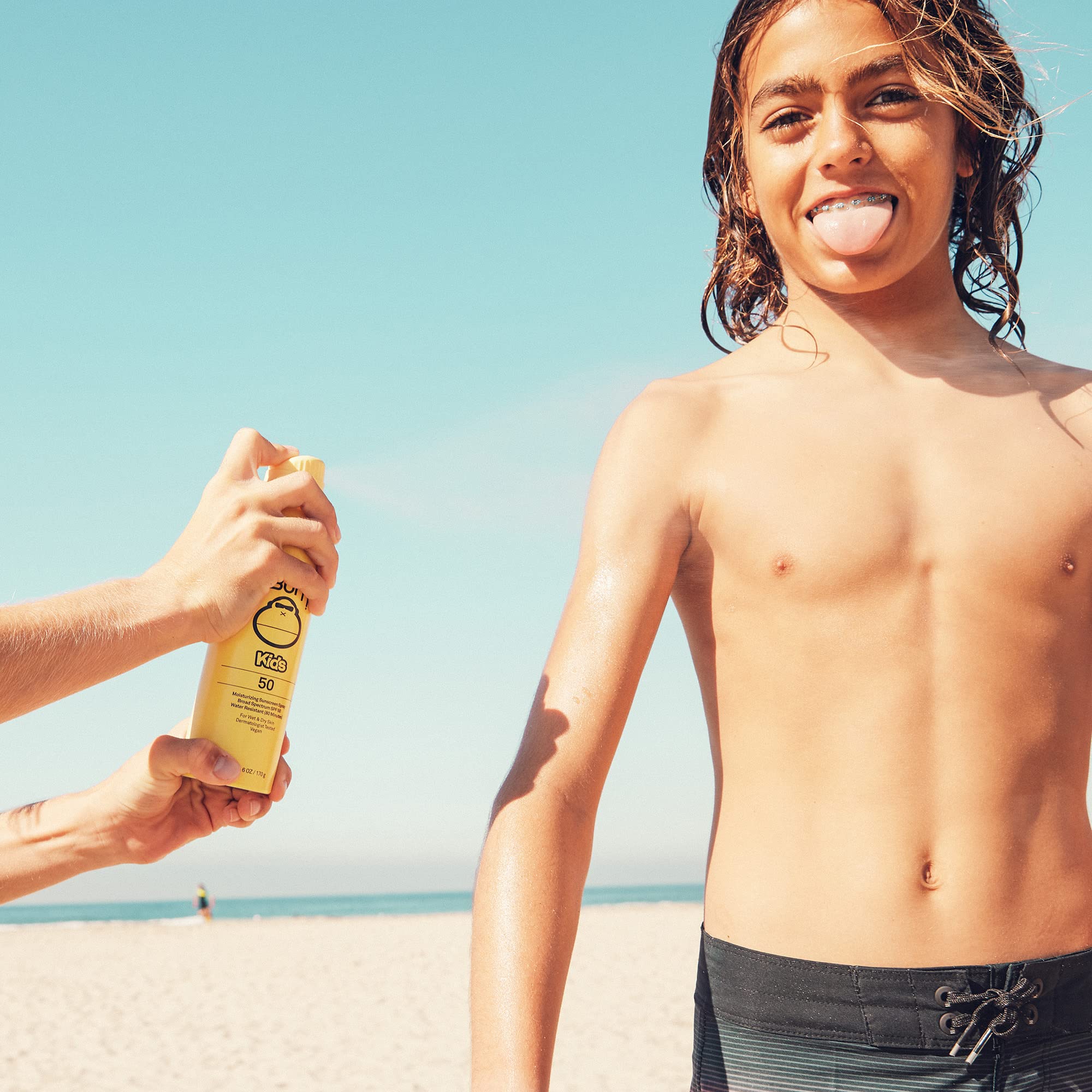 Sun Bum Kids Spf 50 Clear Sunscreen Spray | Wet Or Dry Application | Hawaii 104 Reef Act Compliant (Octinoxate & Oxybenzone Free