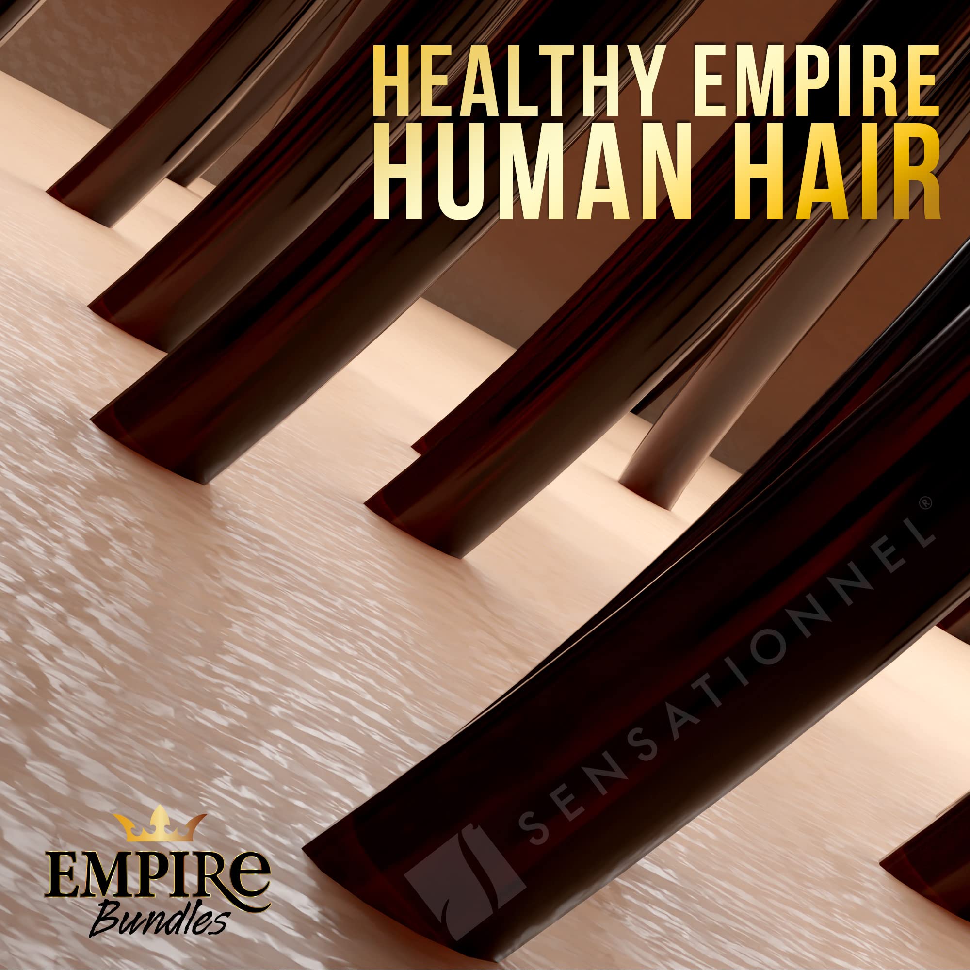 Sensationnel Empire Bundle Weave Hair - Empire Bundles Virgin Human Hair Extensions Unprocessed Hair - Empire Bundles Straight 1