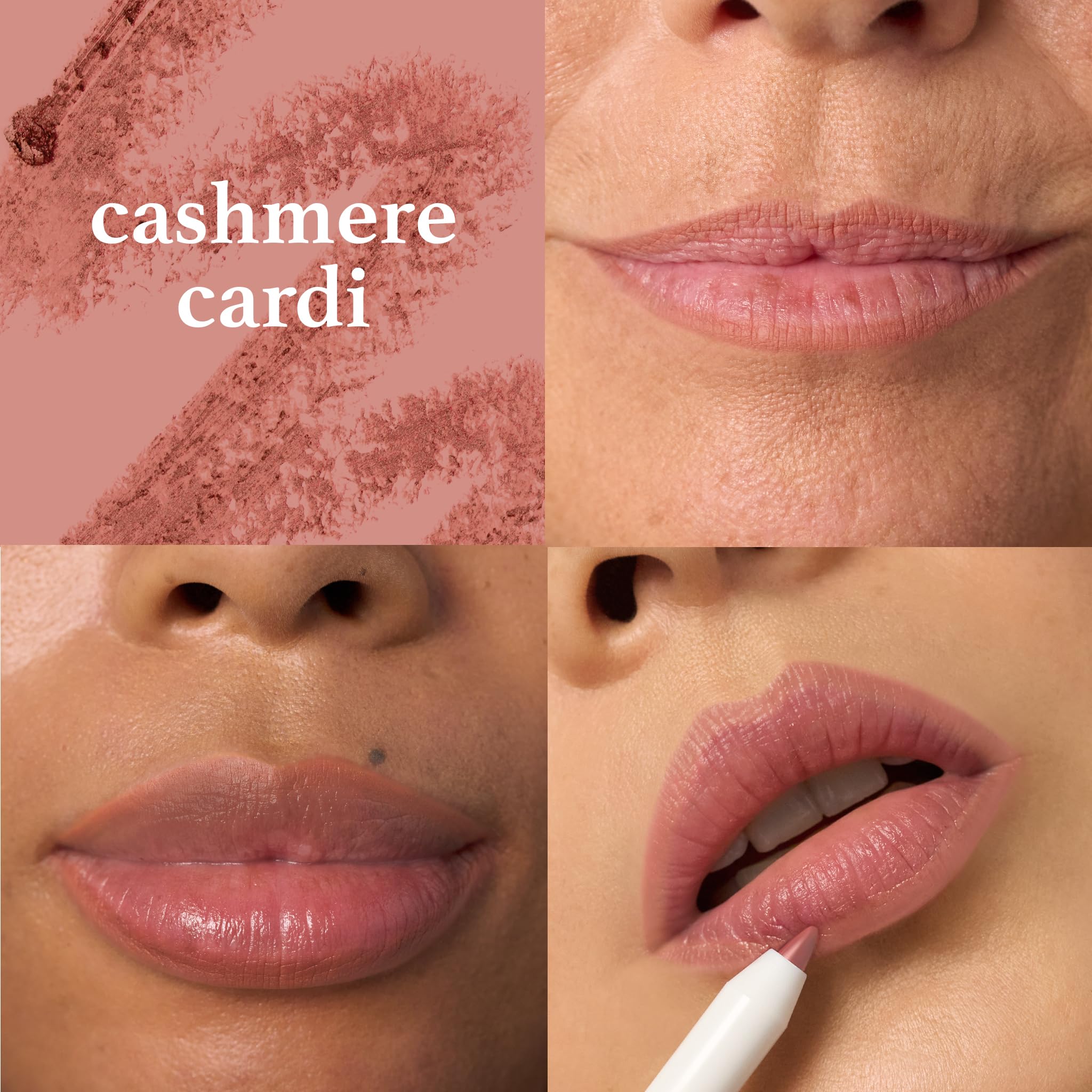 Julep With A Trace Retractable Creamy Long-Lasting Lip Liner, Cashmere Cardi