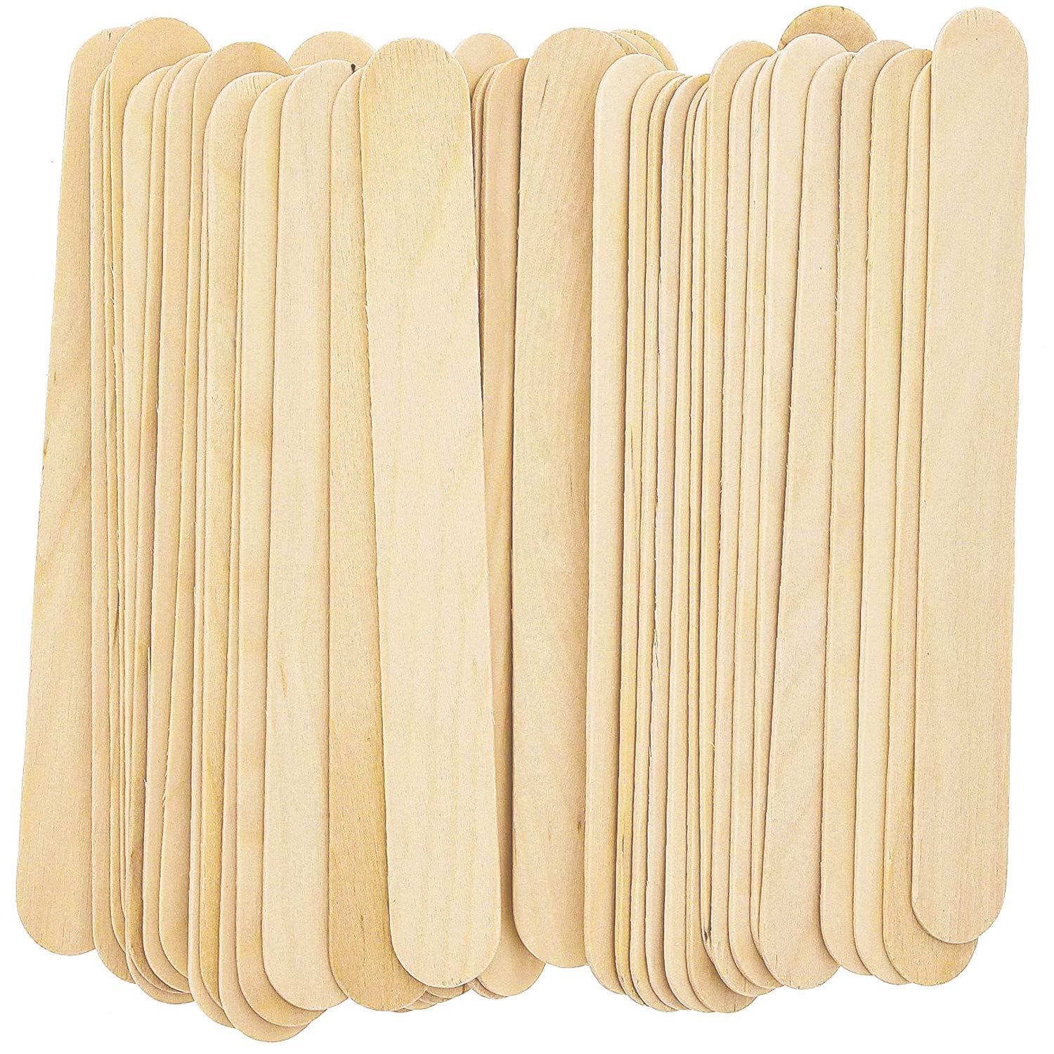 Professional Large Wax Waxing Wood Body Hair Removal Sticks Applicator Spatula (200 Pcs)