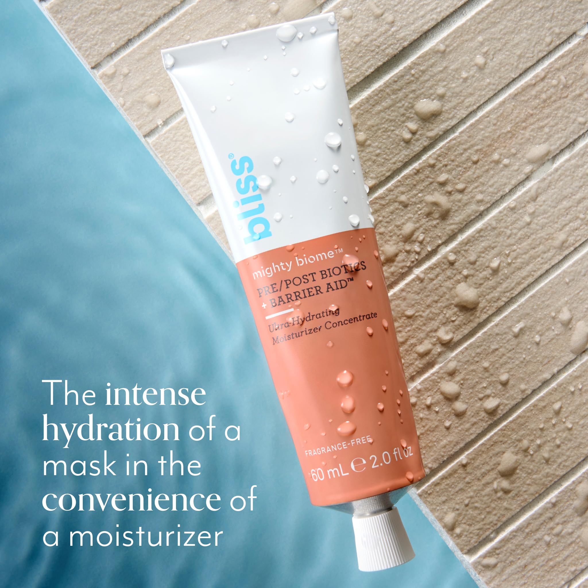 Bliss Mighty Biome Probiotic Nourishing Moisturizer | Ultra-Hydrating With Squalane & Coconut Oil | Strengthens Skin Barrier | 1