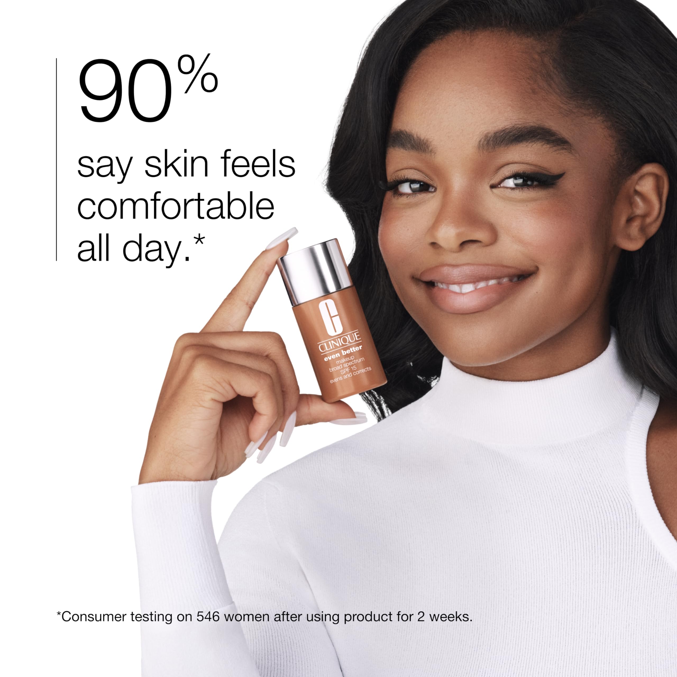 Clinique Even Better Makeup Medium Coverage Foundation Broad Spectrum Spf 15 | Evens Skin Tone + Reduces Dark Spots, Bone