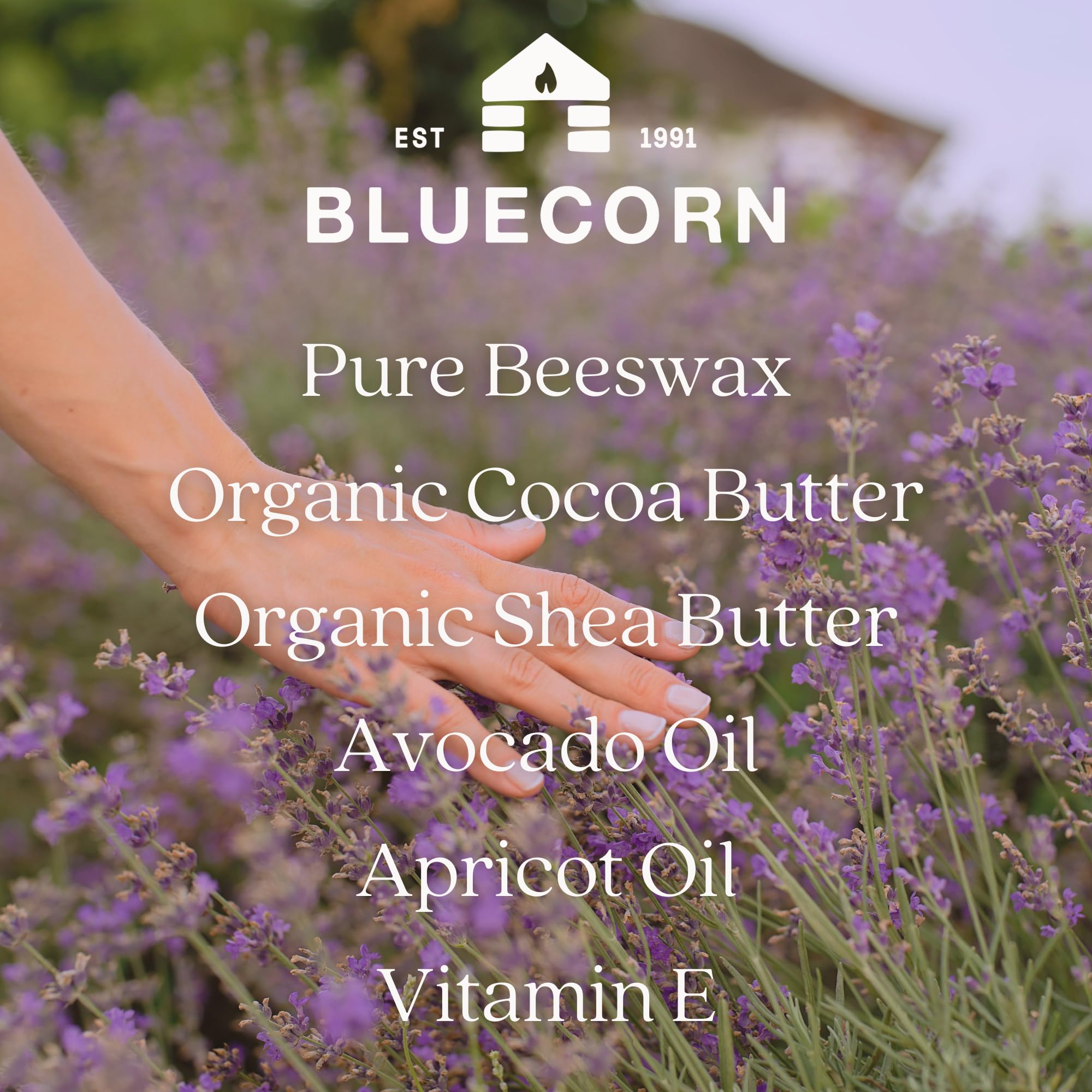 Bluecorn Beeswax Ultra-Moisturizing Lotion Bar. Almond Grapefruit Scent. Organic Shea Butter, Cocoa Butter, Vitamin E, Apricot O