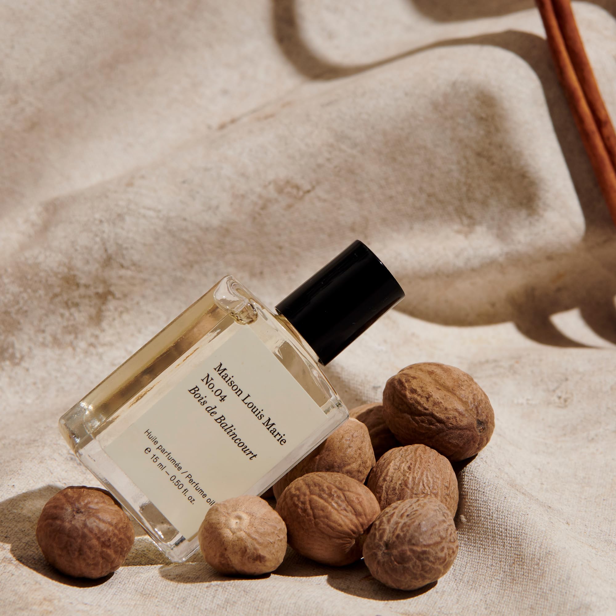 Maison Louis Marie - No.04 Bois De Balincourt Natural Roll-On Perfume Oil | Luxury Clean Beauty + Non-Toxic Fragrance (0.5 Fl Oz