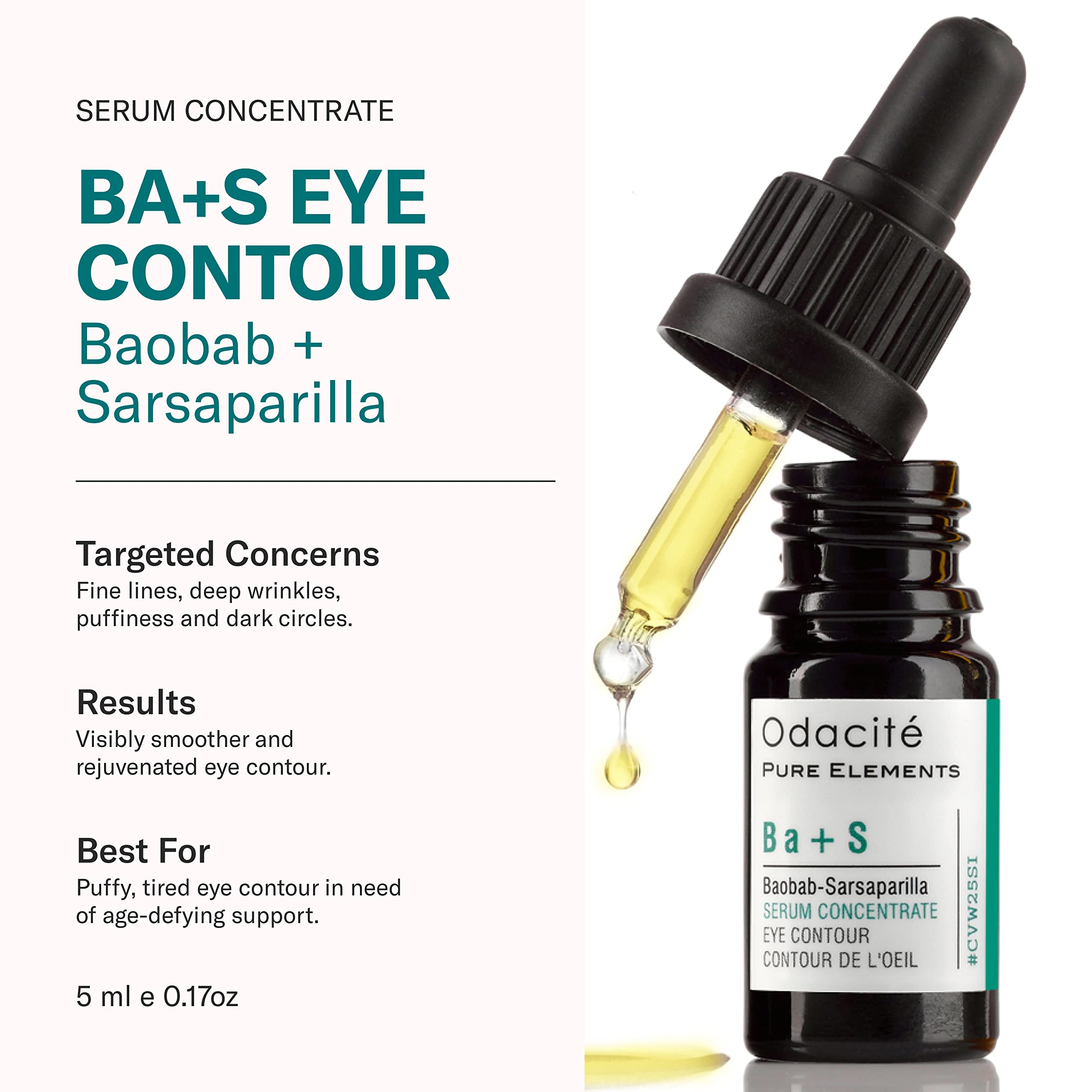 Odacit   Brightening Serum Concentrate With Baobob For Anti Aging, Dark Circle, Puffiness, Wrinkles, Fine Lines And Under Eye Tr