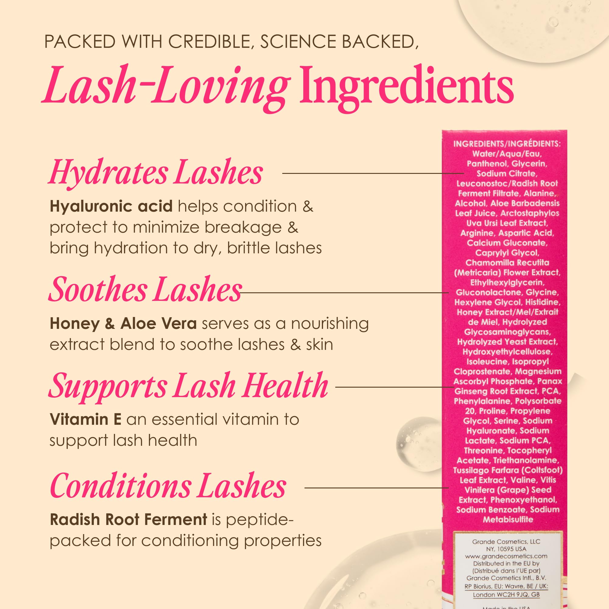 Grande Cosmetics Grandelash-Md Lash Enhancing Serum,4 Ml - 6 Month Supply