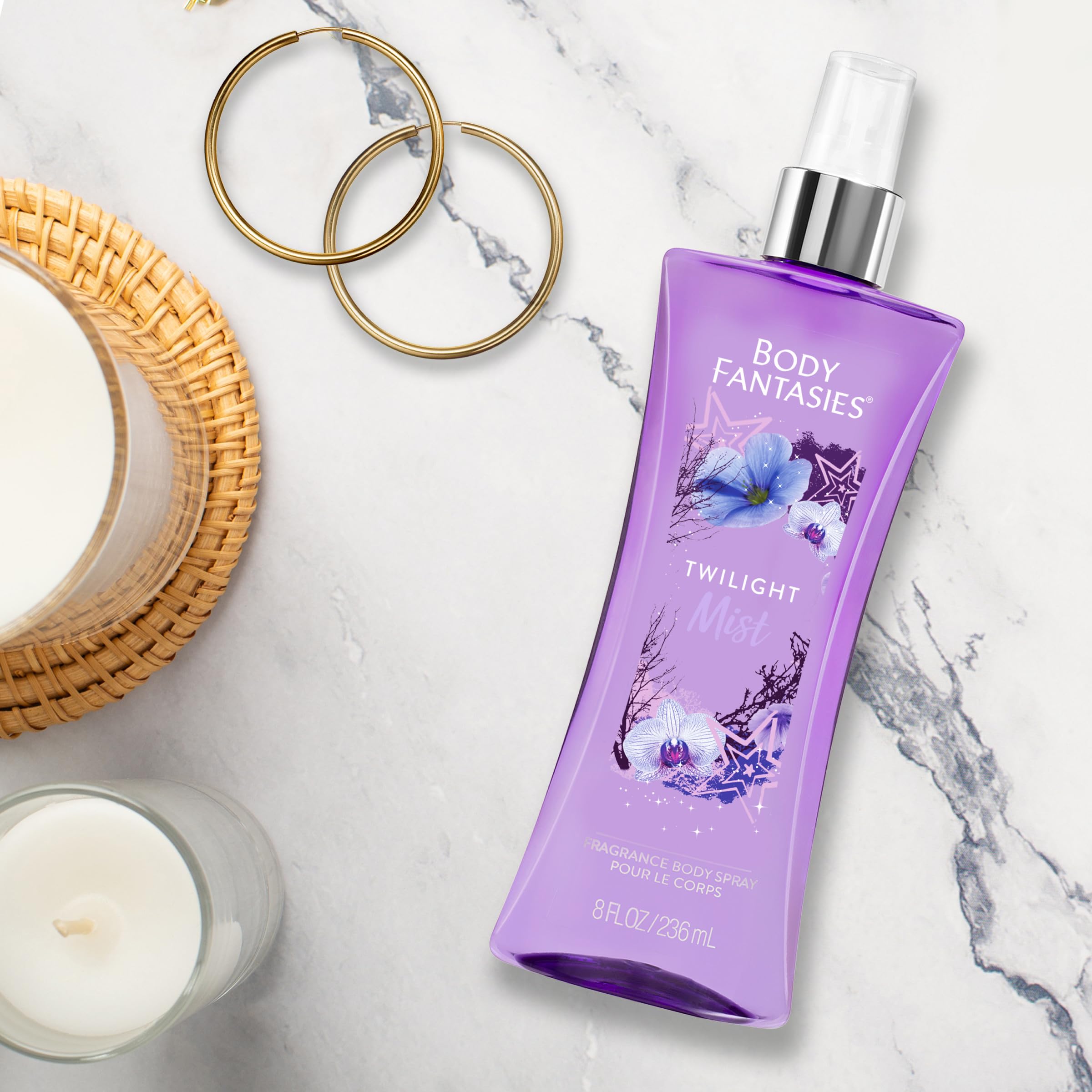 Twilight Mist By Body Fantasies, 8 Oz Fragrance Body Spray For Women