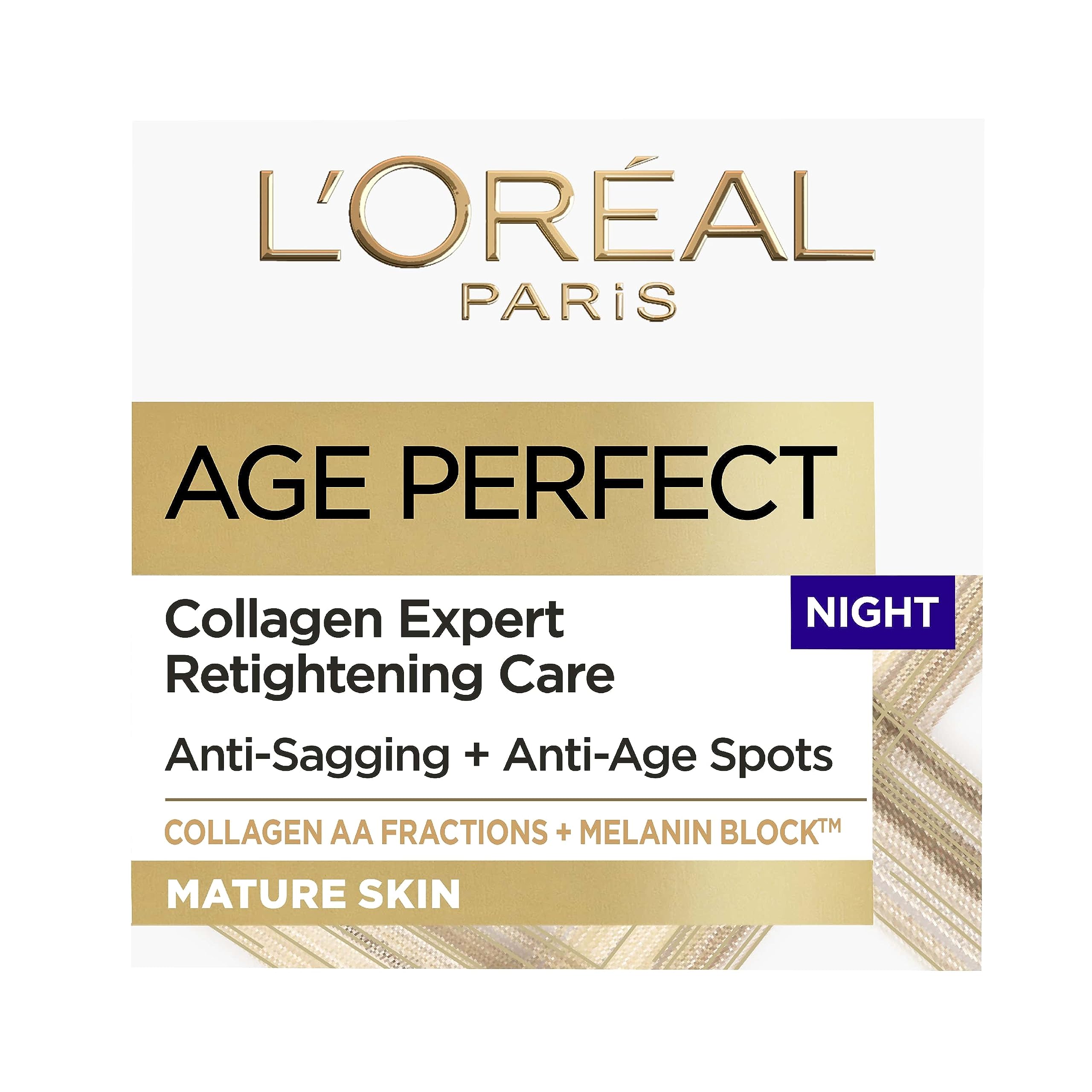 2 X L'Oreal Paris Age Perfect Re-Hydrating Night Cream 50Ml
