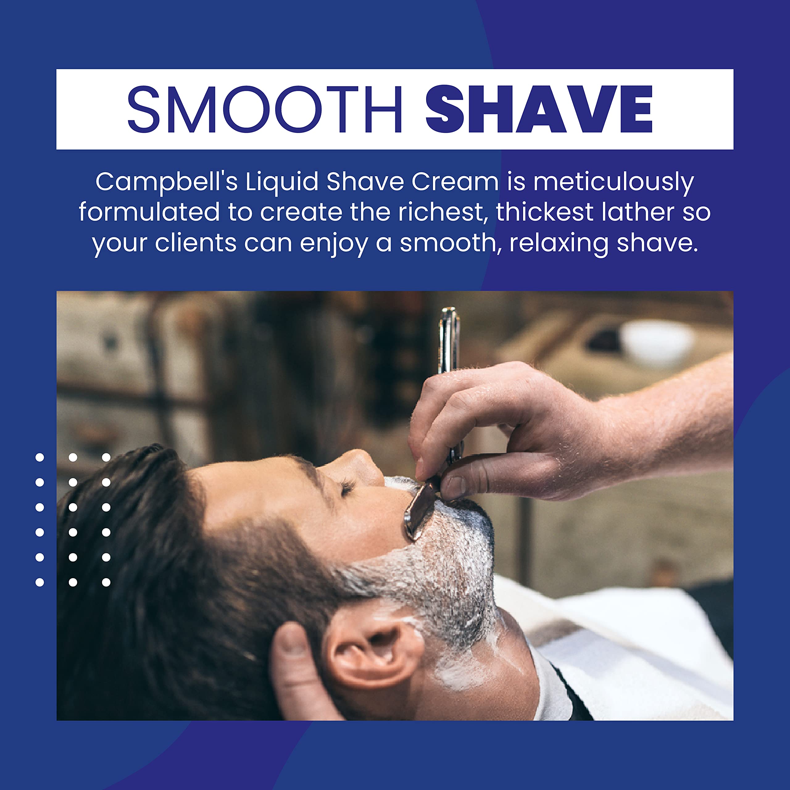 Campbell'S Liquid Shave Cream 8 Oz For Barbers